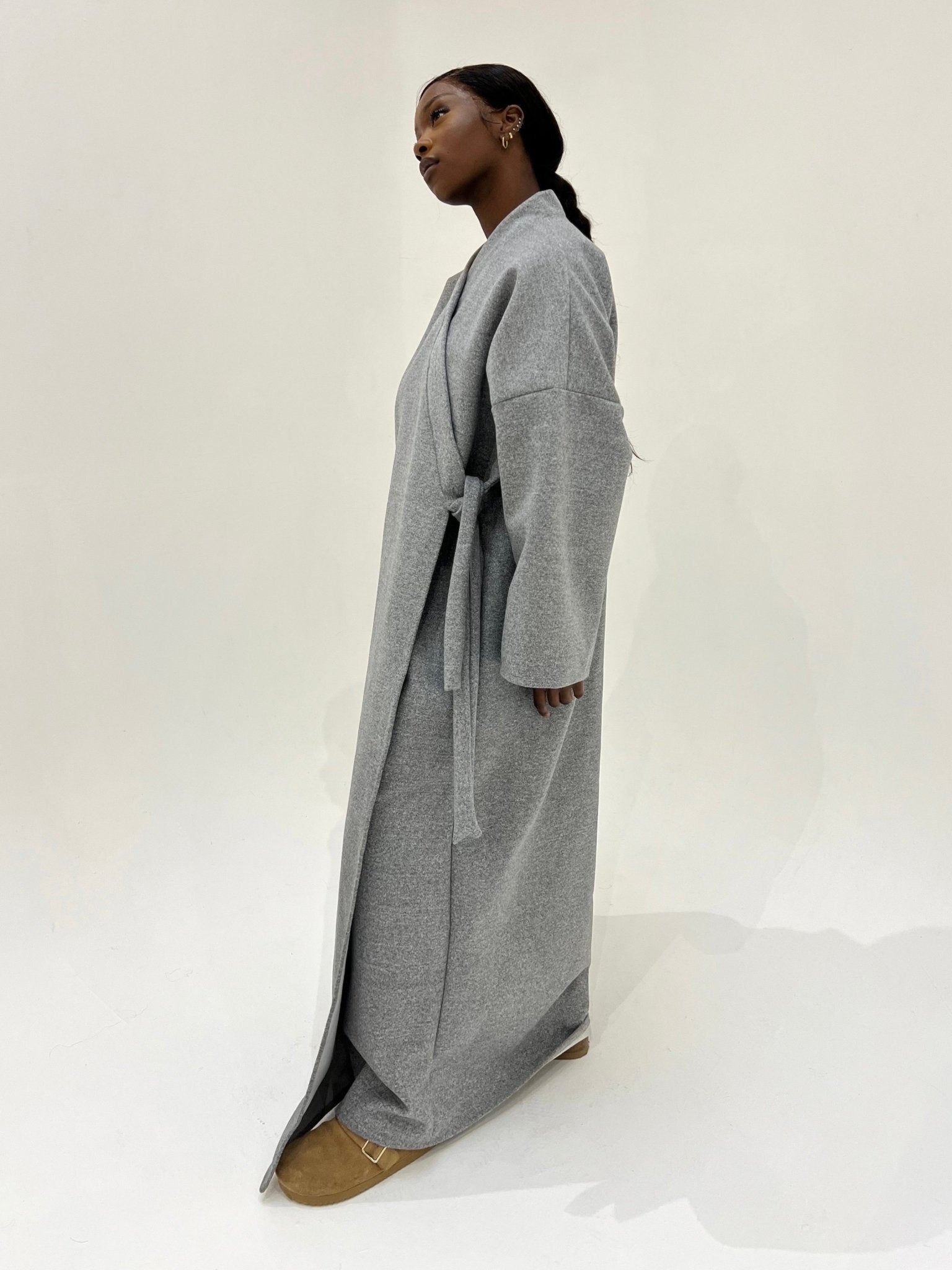 Manteau Clara Gris Souris - TAHIRA