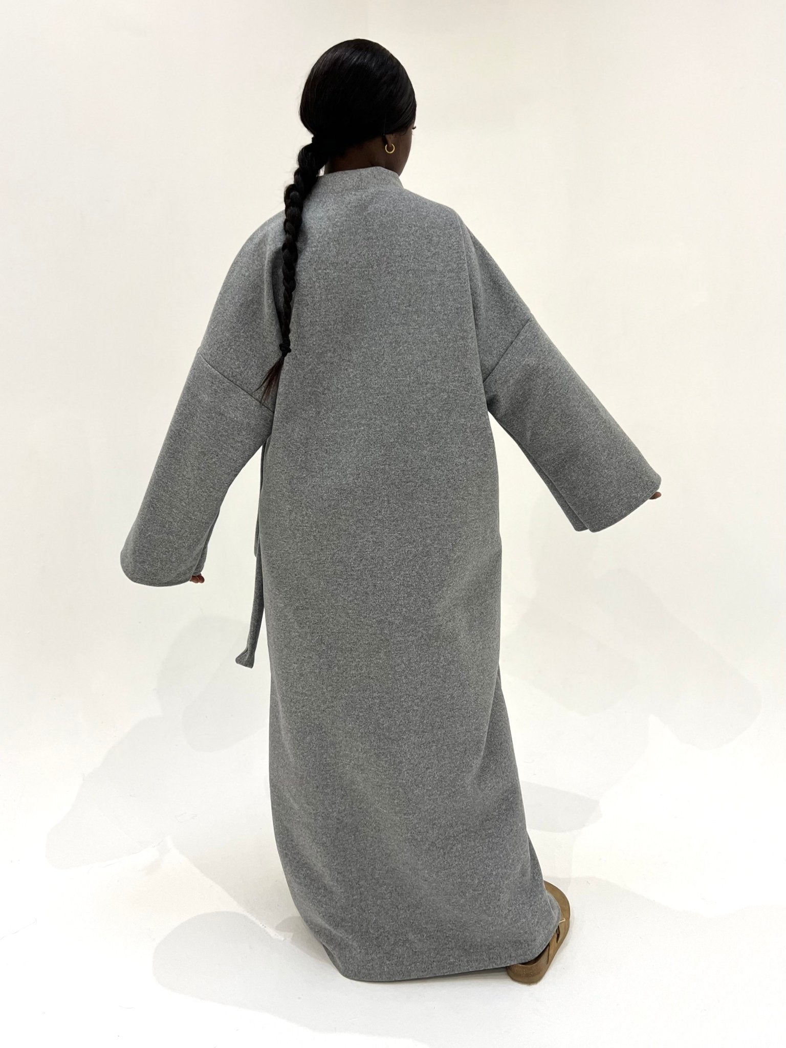 Manteau Clara Gris Souris - TAHIRA