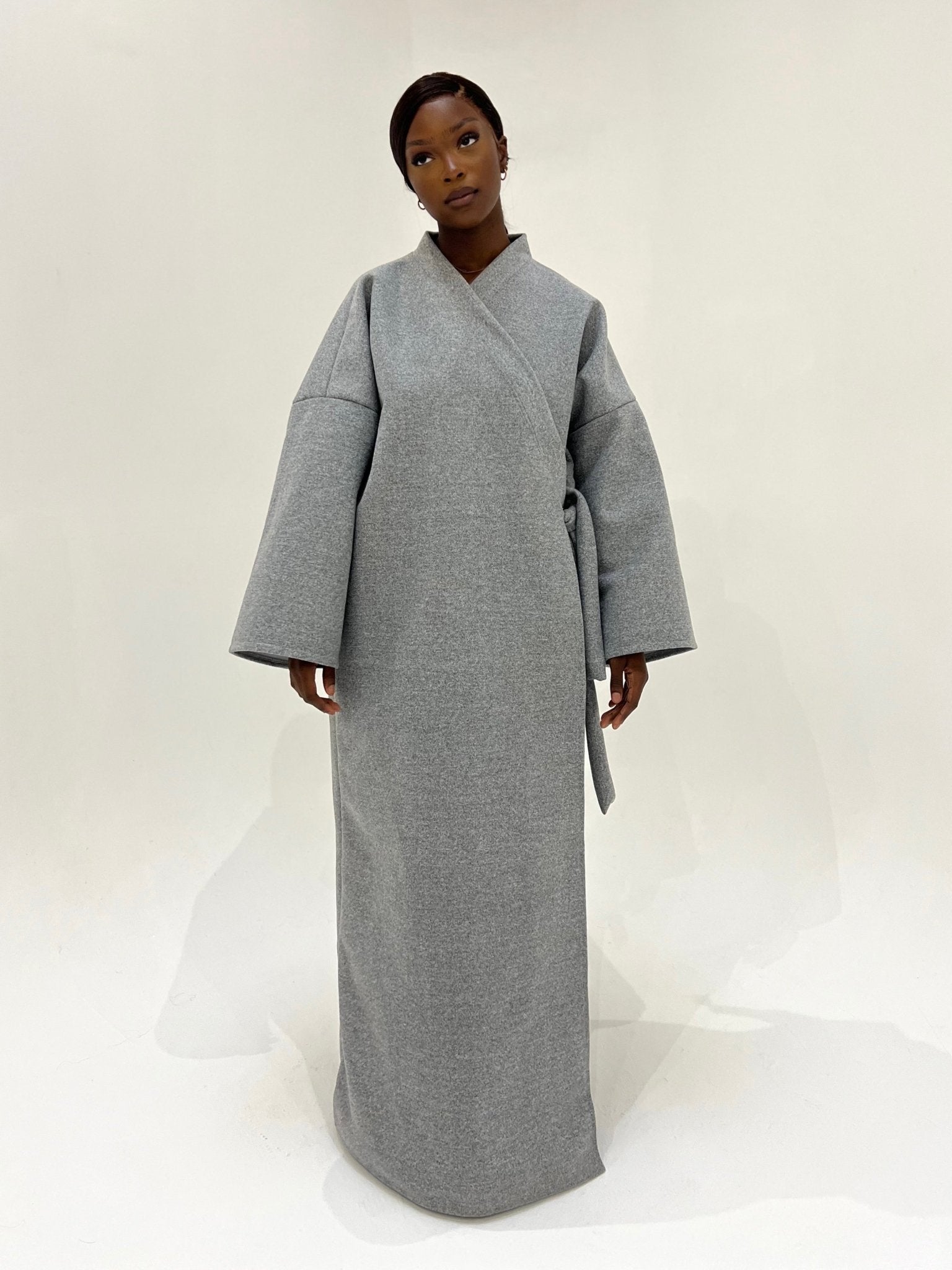 Manteau Clara Gris Souris - TAHIRA