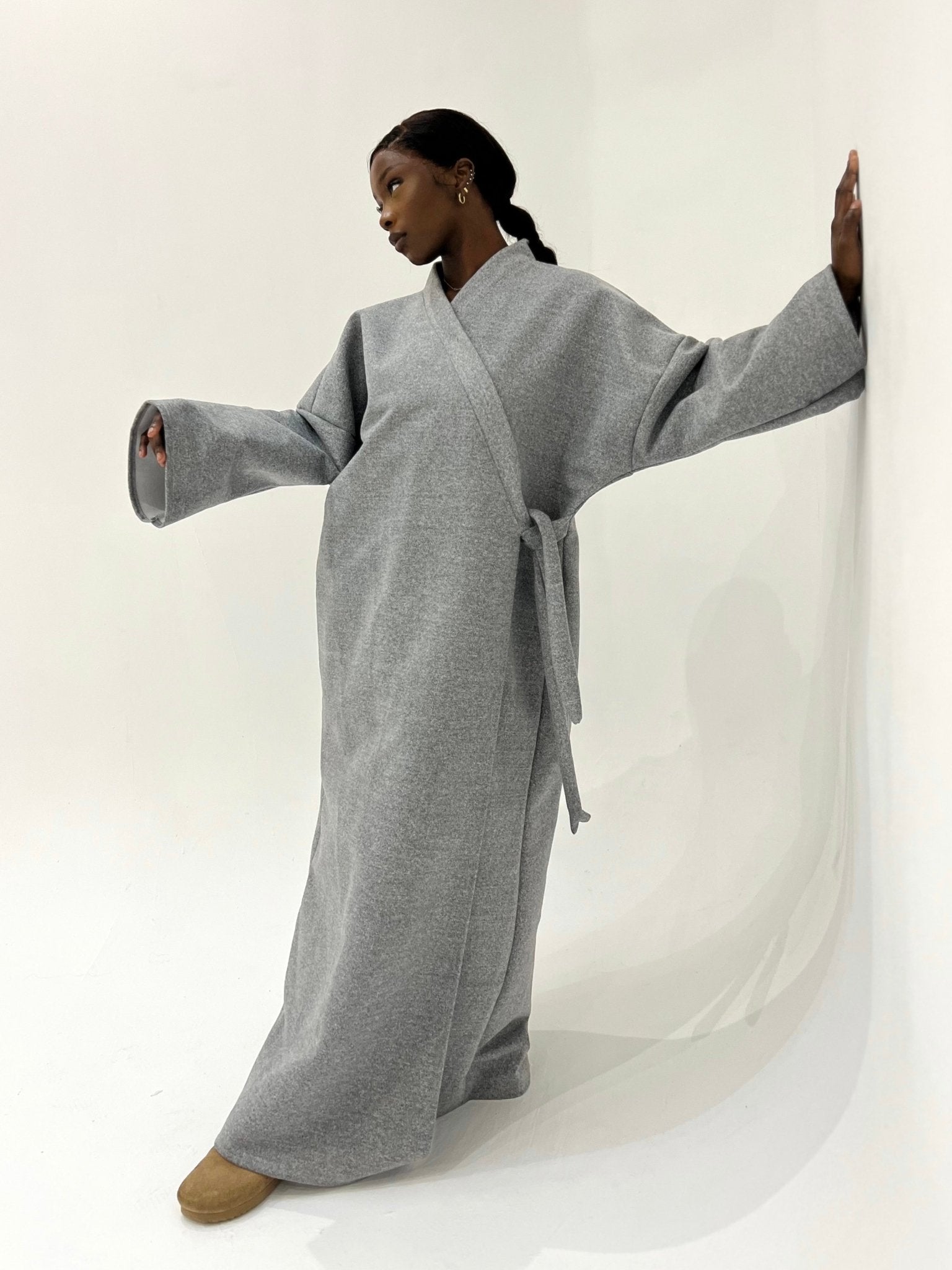 Manteau Clara Gris Souris - TAHIRA
