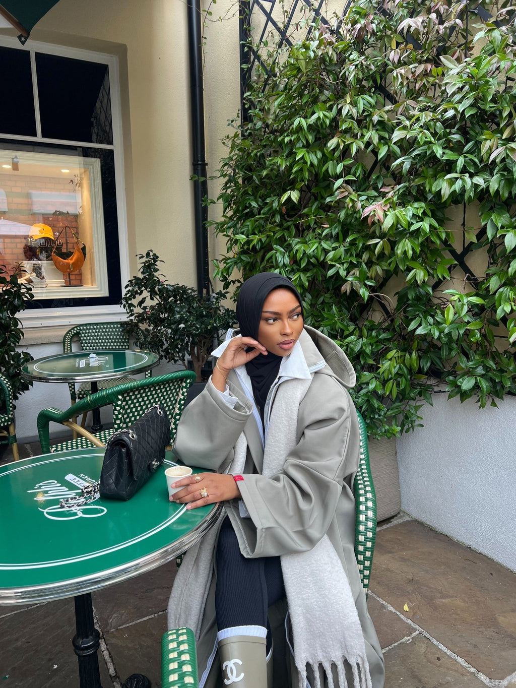 Manteau Kunashi Vert Kaki - TAHIRA