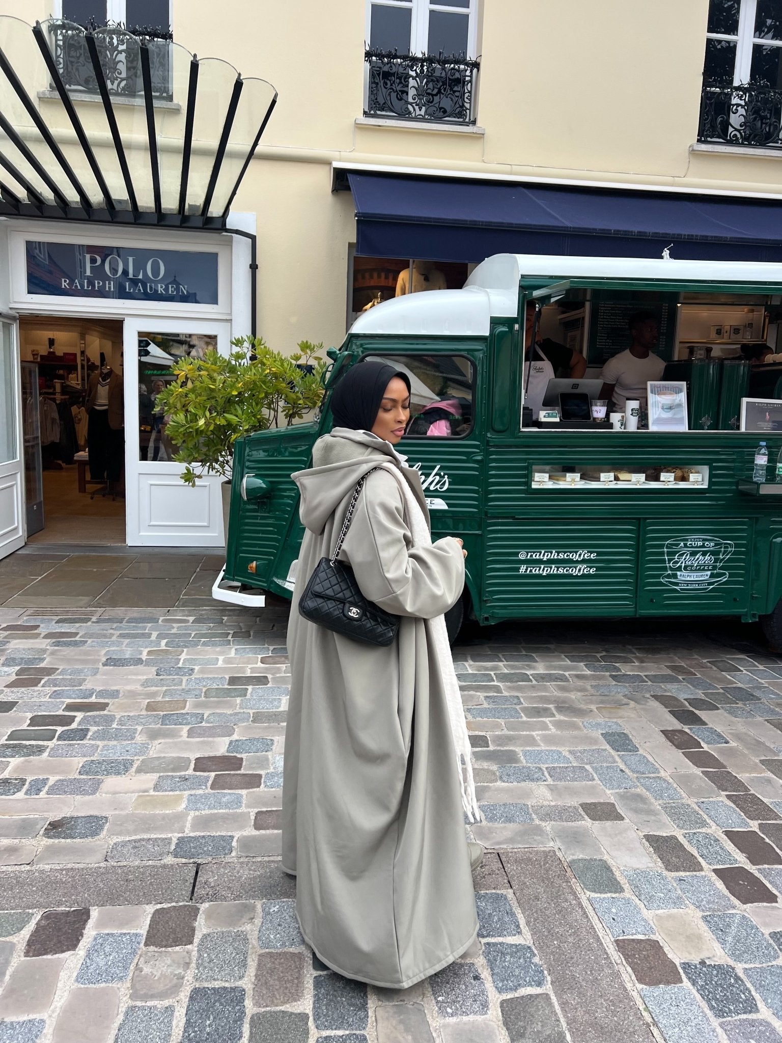 Manteau Kunashi Vert Kaki - TAHIRA