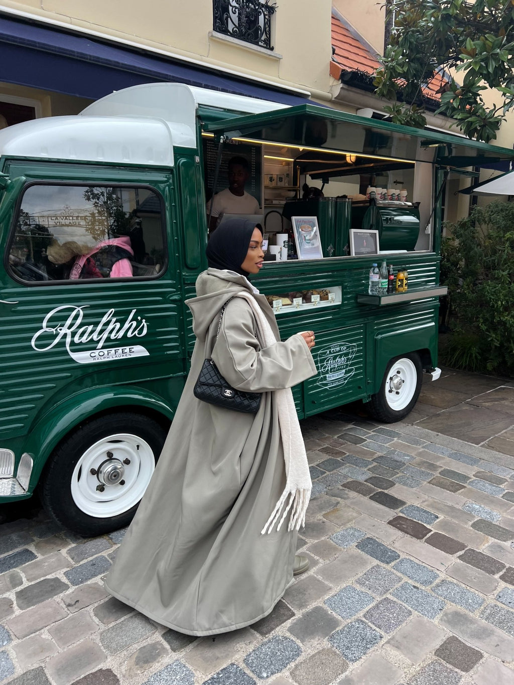 Manteau Kunashi Vert Kaki - TAHIRA