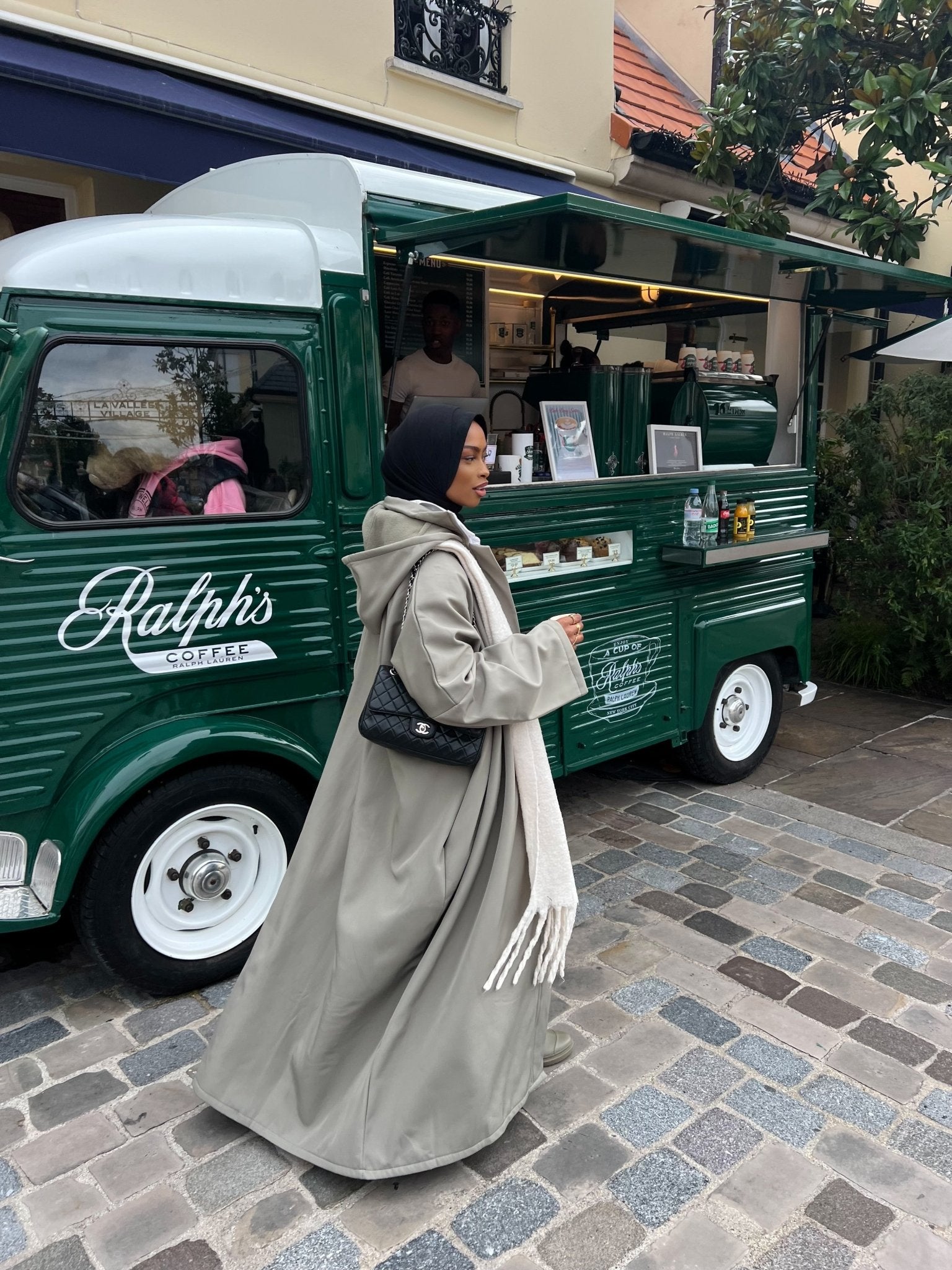 Manteau Kunashi Vert Kaki - TAHIRA
