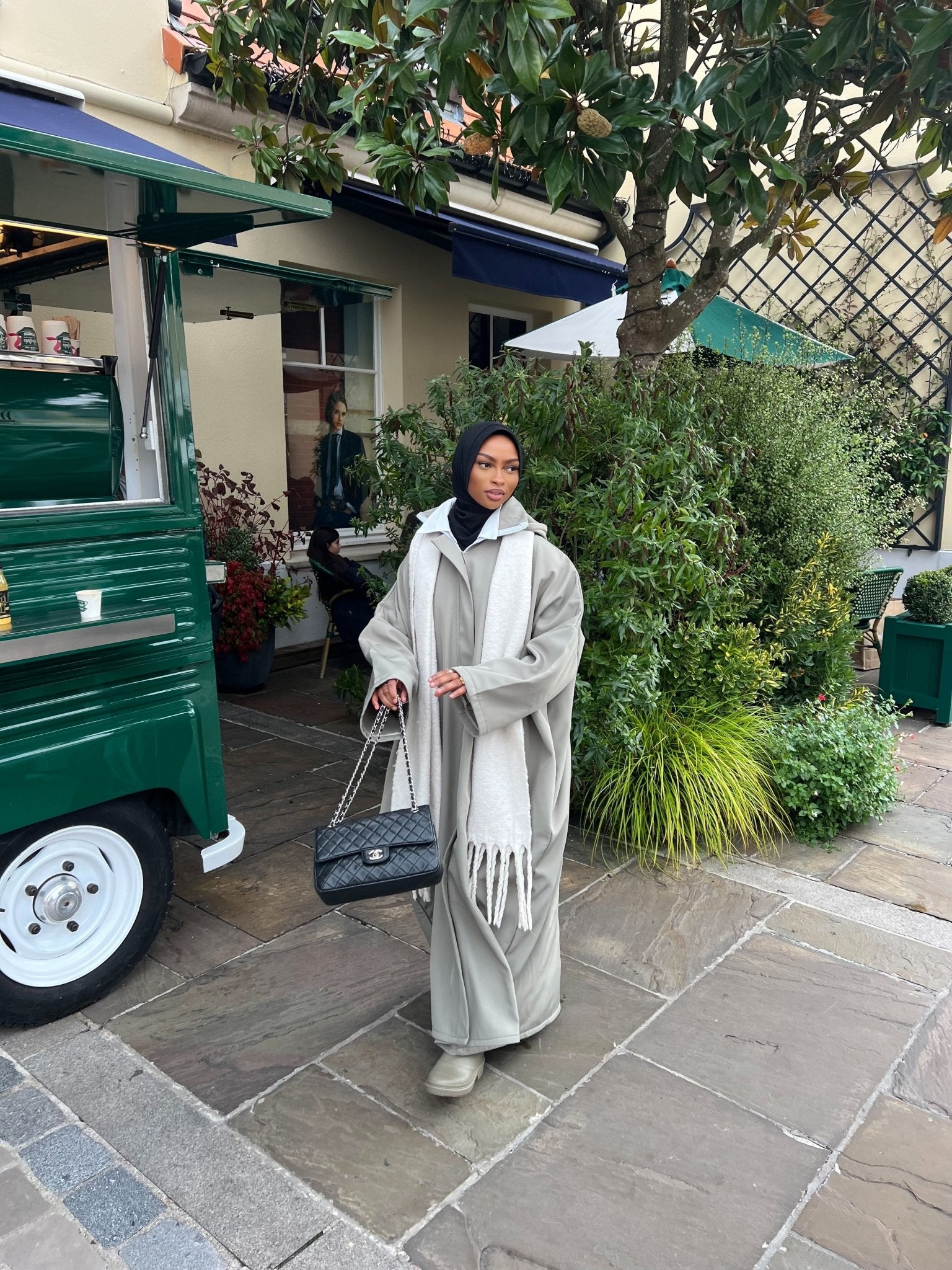 Manteau Kunashi Vert Kaki - TAHIRA