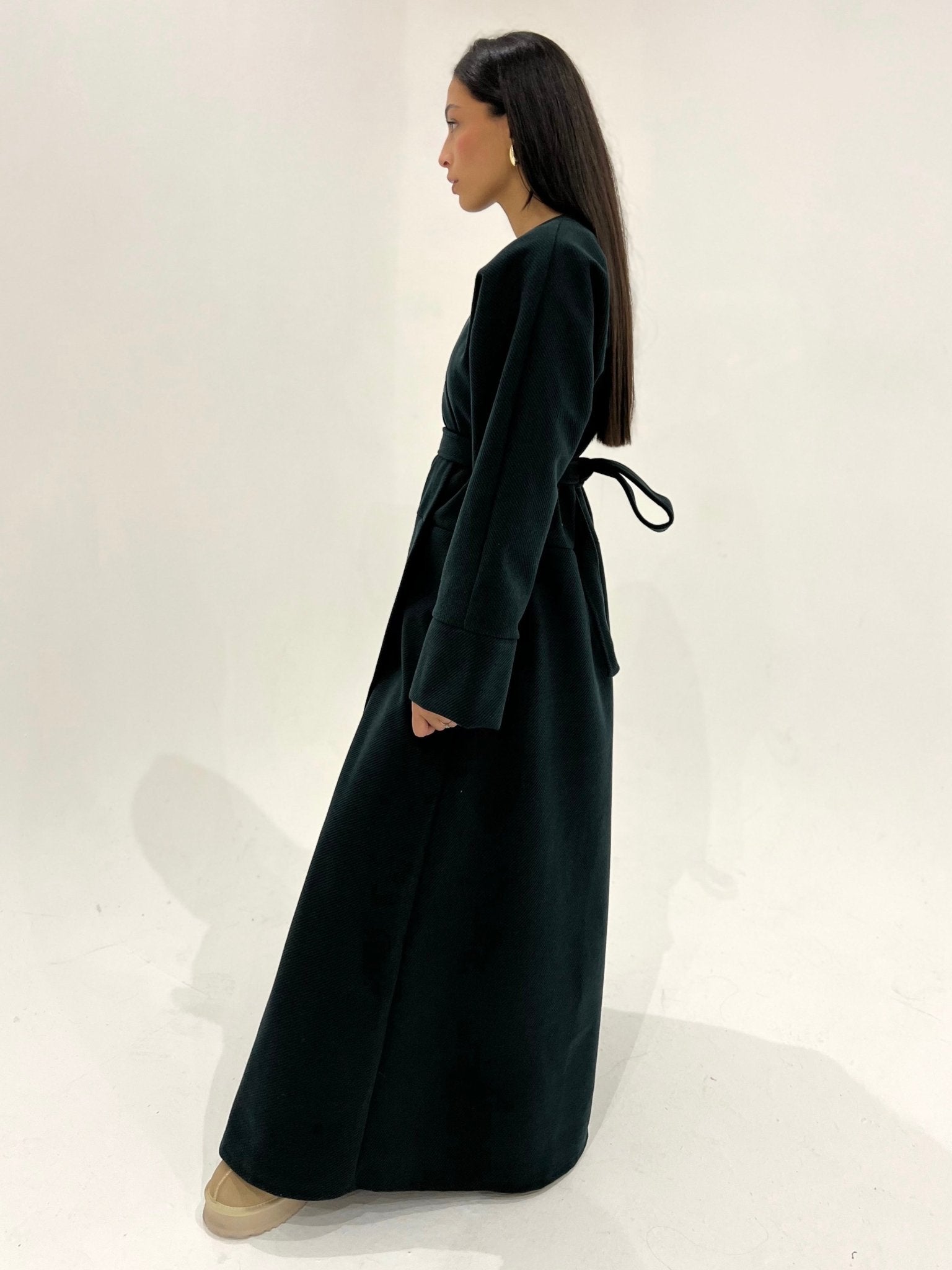 Manteau Lydia Émeraude - TAHIRA