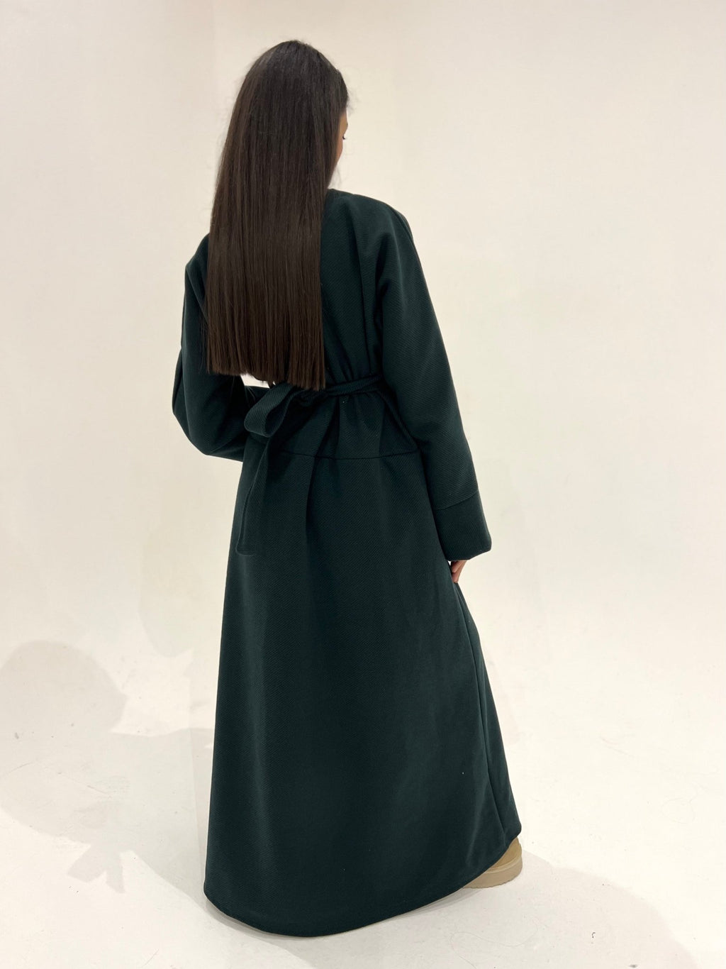 Manteau Lydia Émeraude - TAHIRA