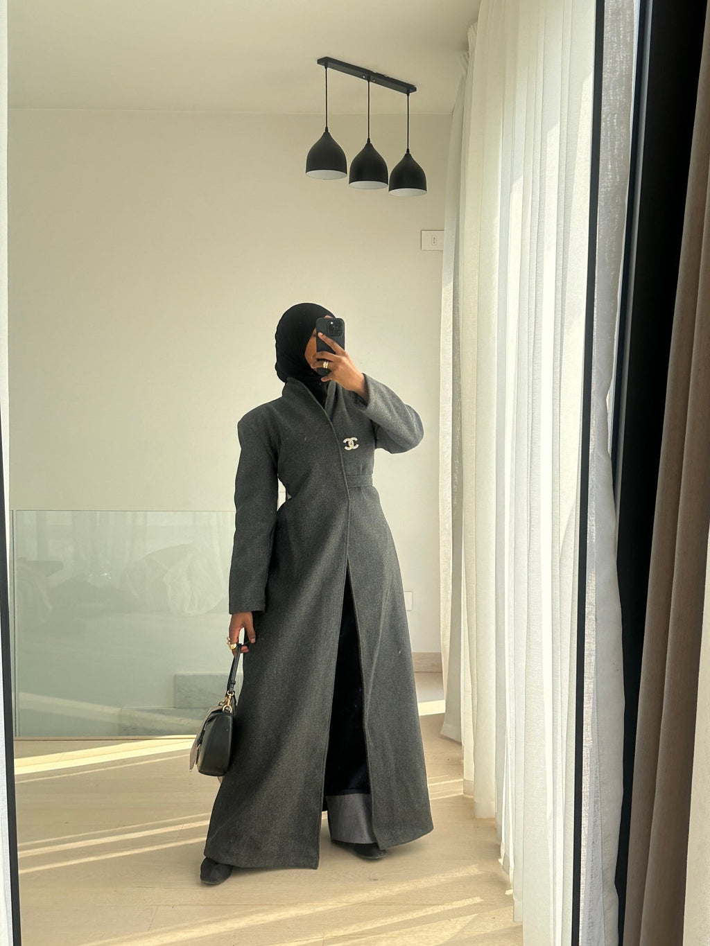 Manteau Oria Anthracite - TAHIRA