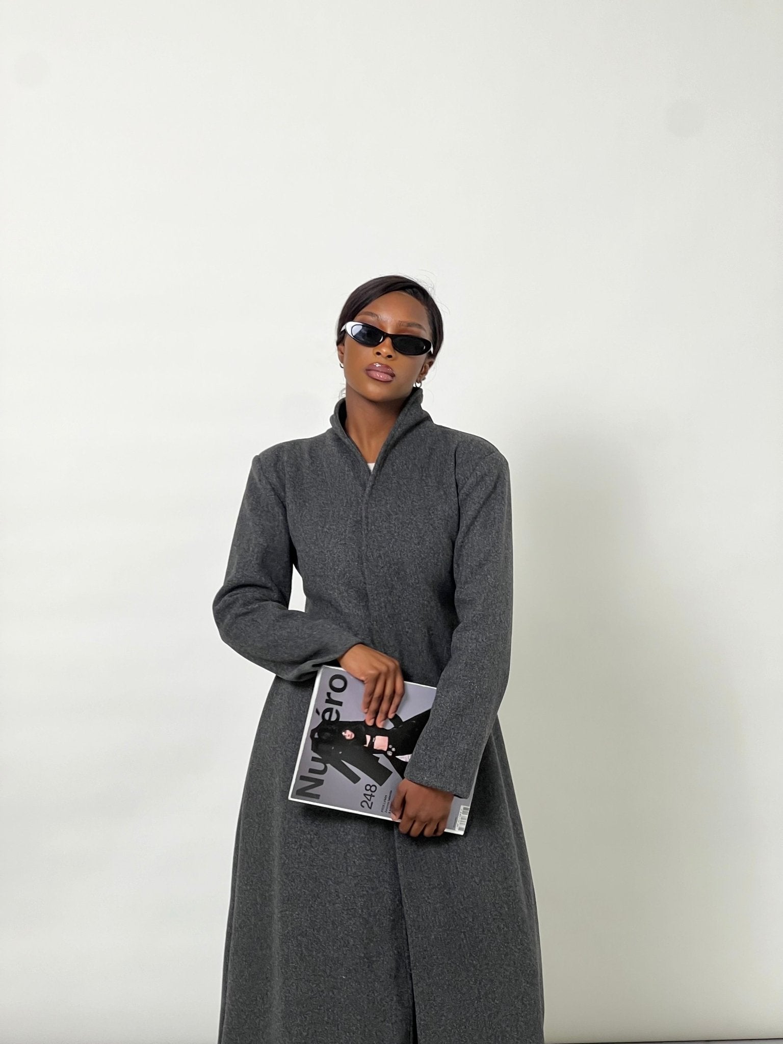 Manteau Oria Anthracite - TAHIRA