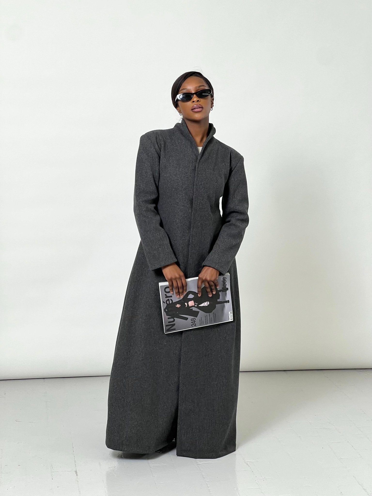 Manteau Oria Anthracite - TAHIRA