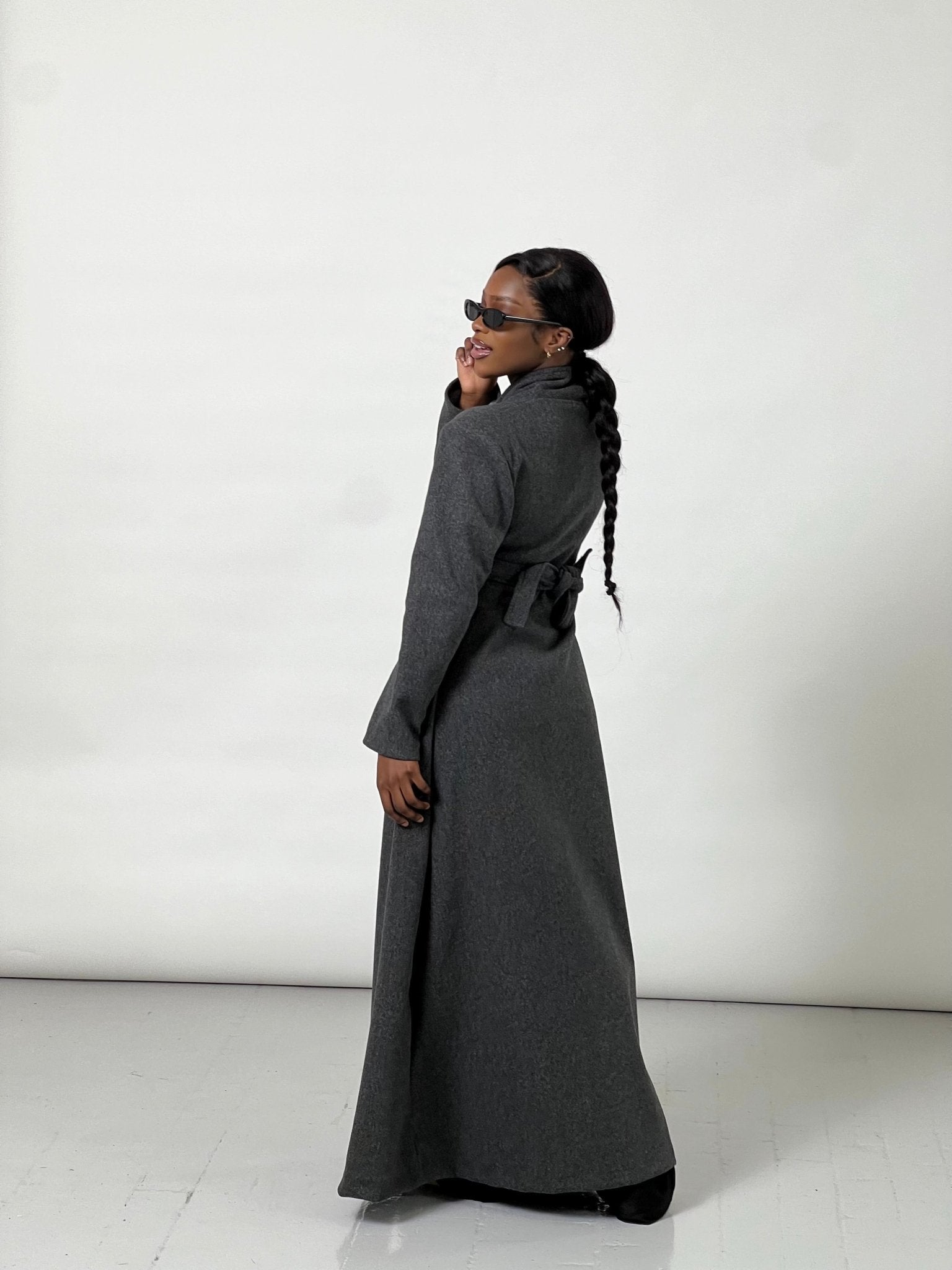 Manteau Oria Anthracite - TAHIRA