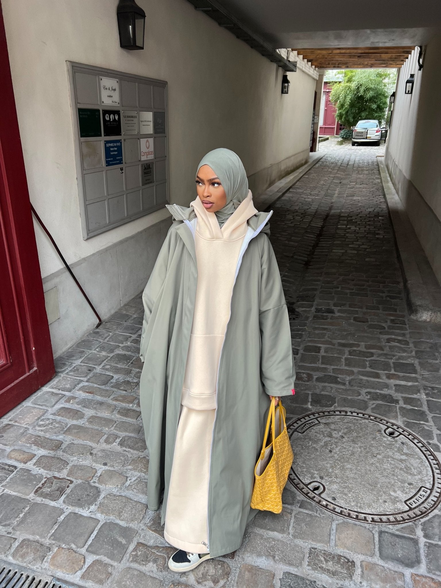 Manteau Sakurai Kunashi Version 2 Kaki - TAHIRA