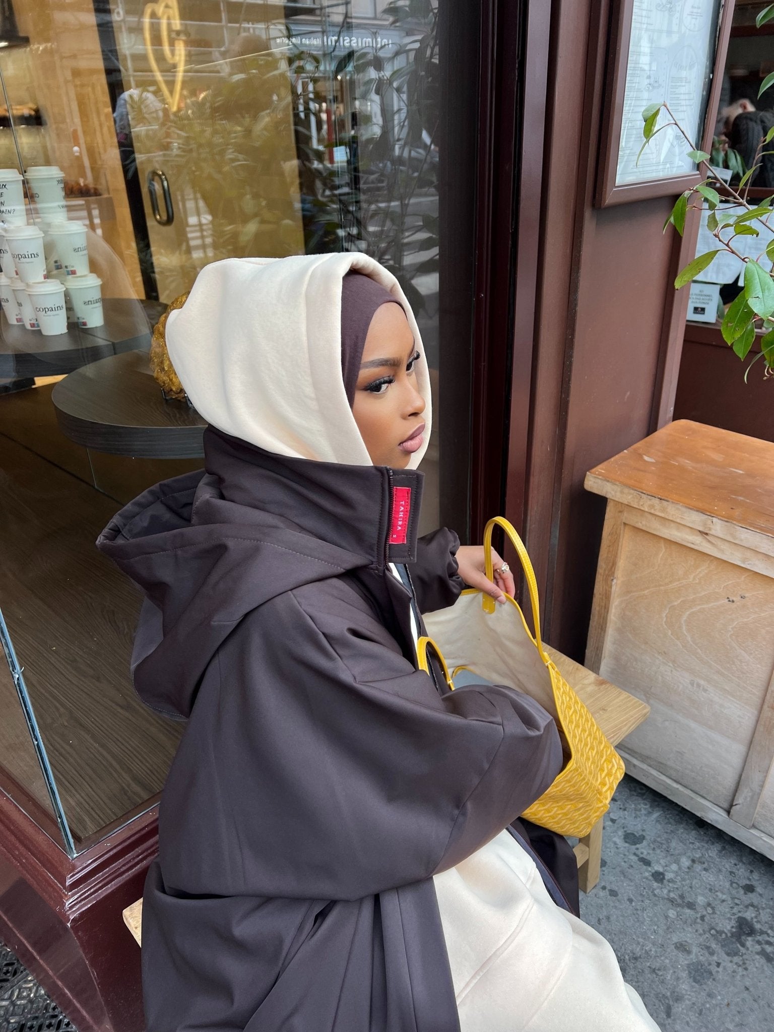 Manteau Sakurai Kunashi Version 2 Marron - TAHIRA