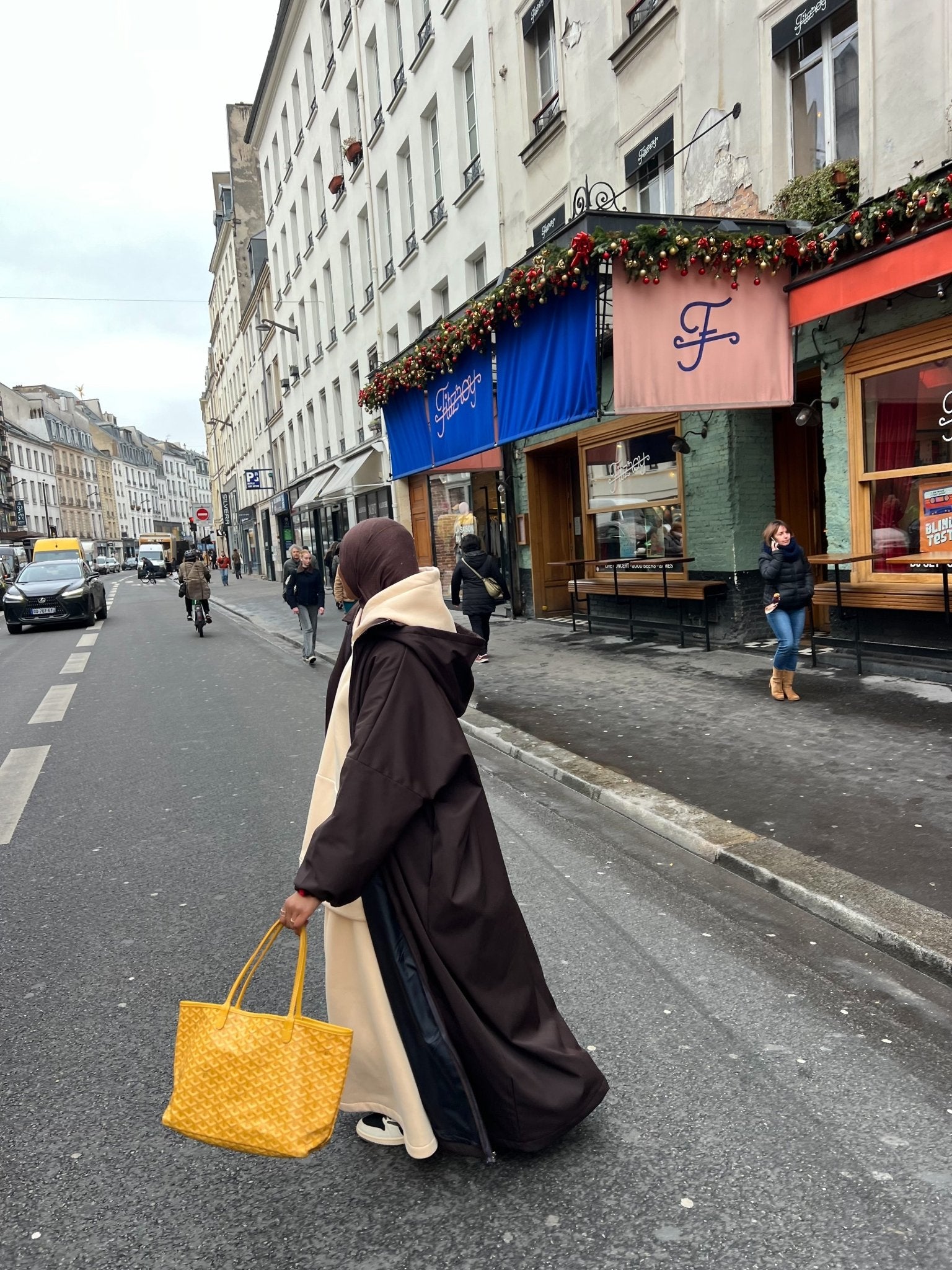 Manteau Sakurai Kunashi Version 2 Marron - TAHIRA