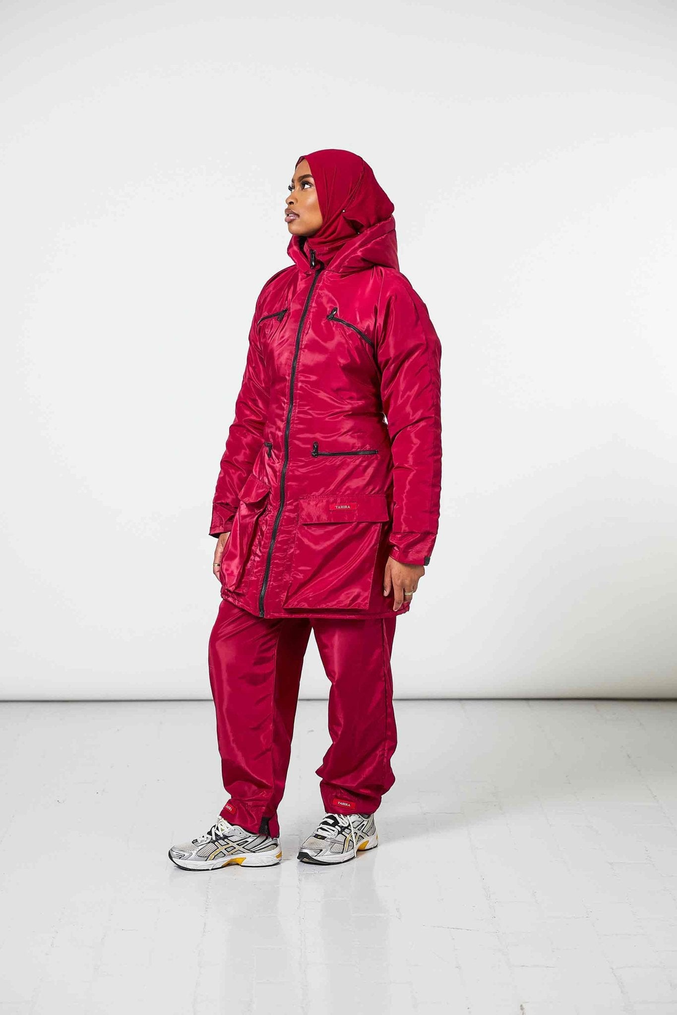 Manteau Snow + Pantalon Offert Rouge - TAHIRA