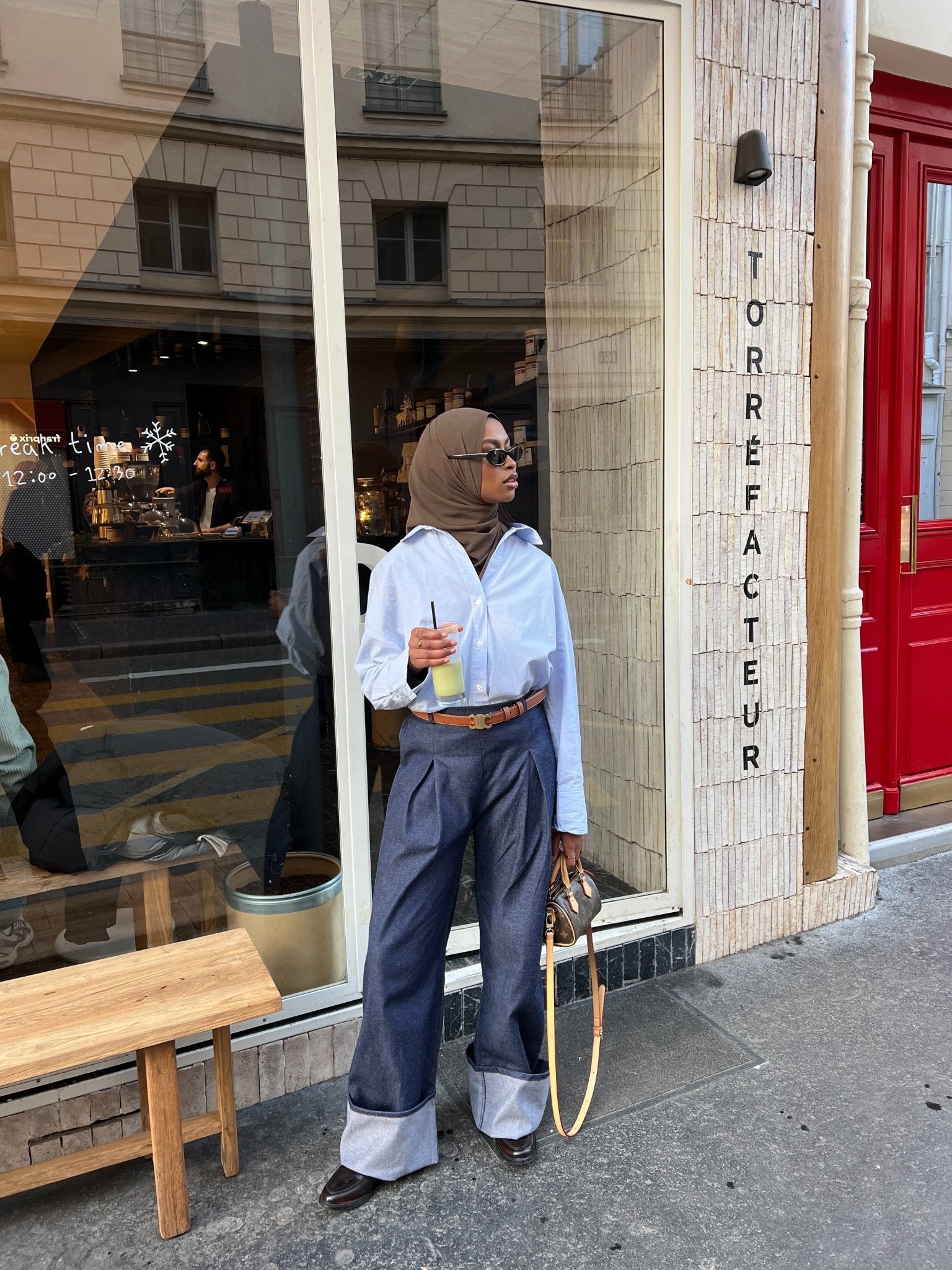 Pantalon Denim Bleu - TAHIRA
