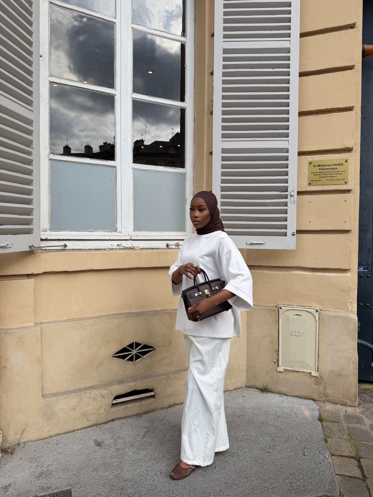 Pantalon Pastel Blanc - TAHIRA