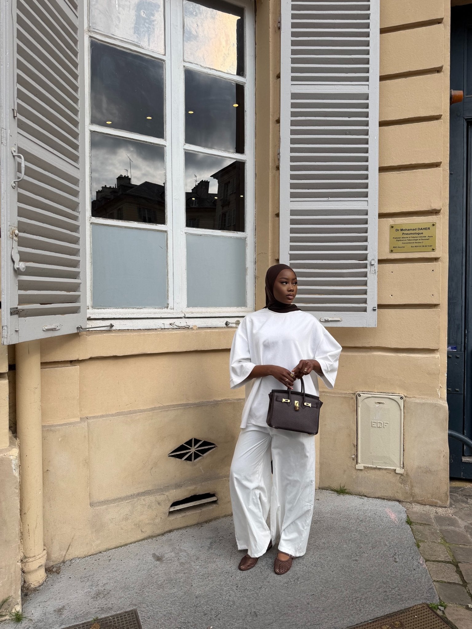 Pantalon Pastel Blanc - TAHIRA
