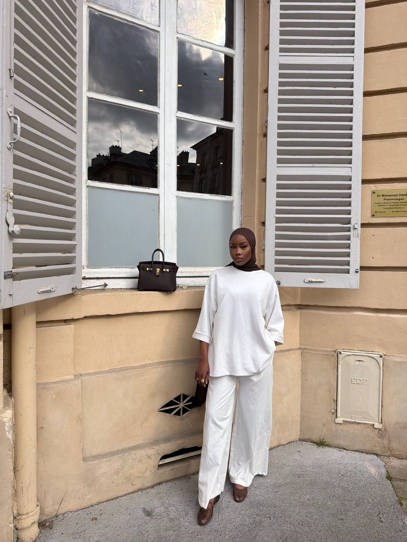 Pantalon Pastel Blanc - TAHIRA