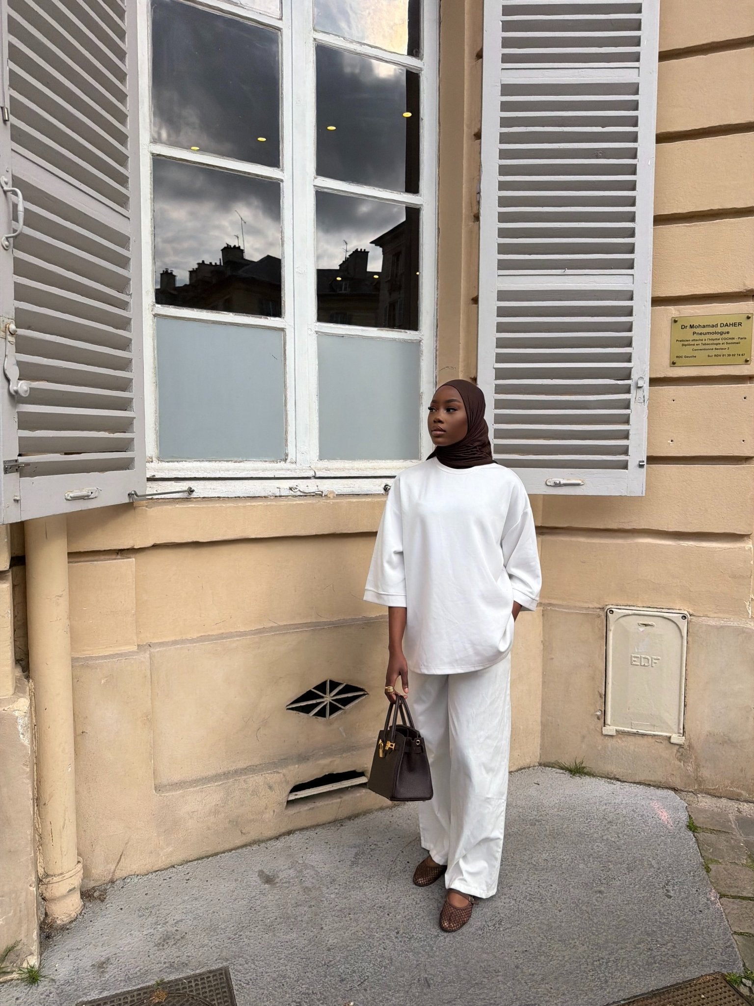 Pantalon Pastel Blanc - TAHIRA