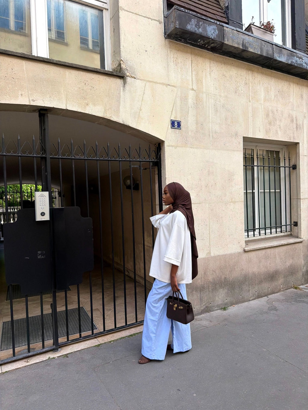 Pantalon Pastel Bleu ciel - TAHIRA