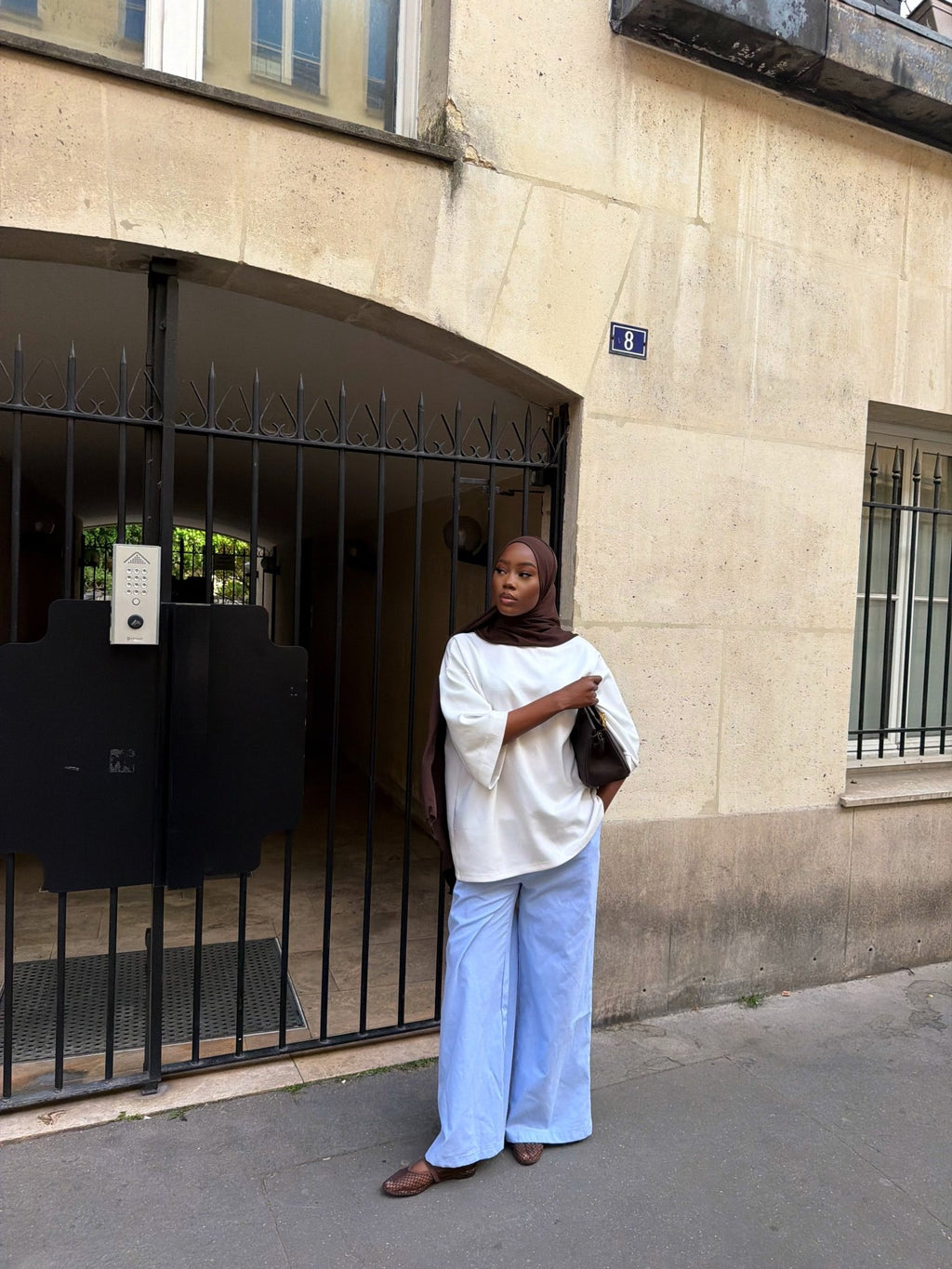 Pantalon Pastel Bleu ciel - TAHIRA