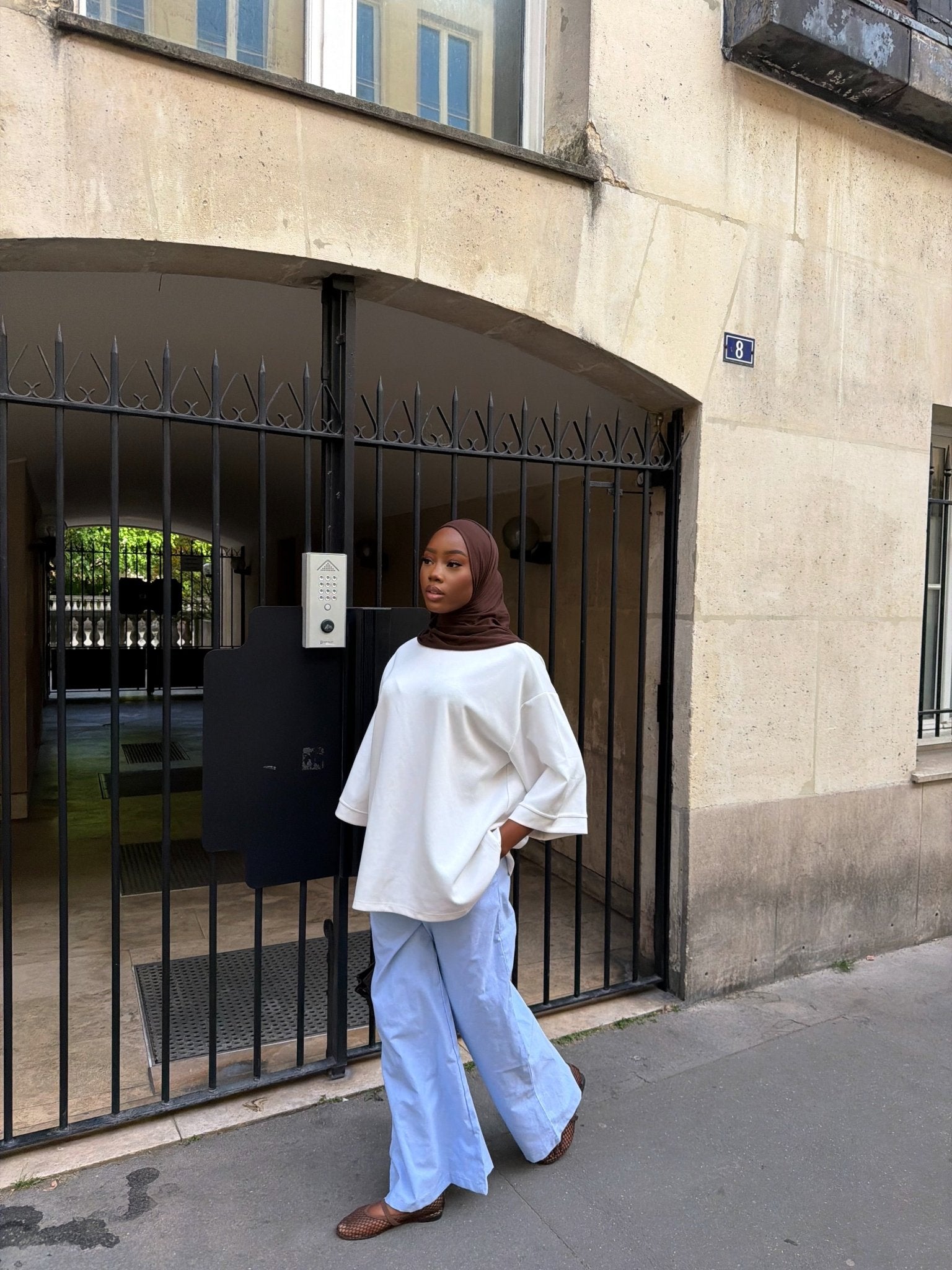 Pantalon Pastel Bleu ciel - TAHIRA