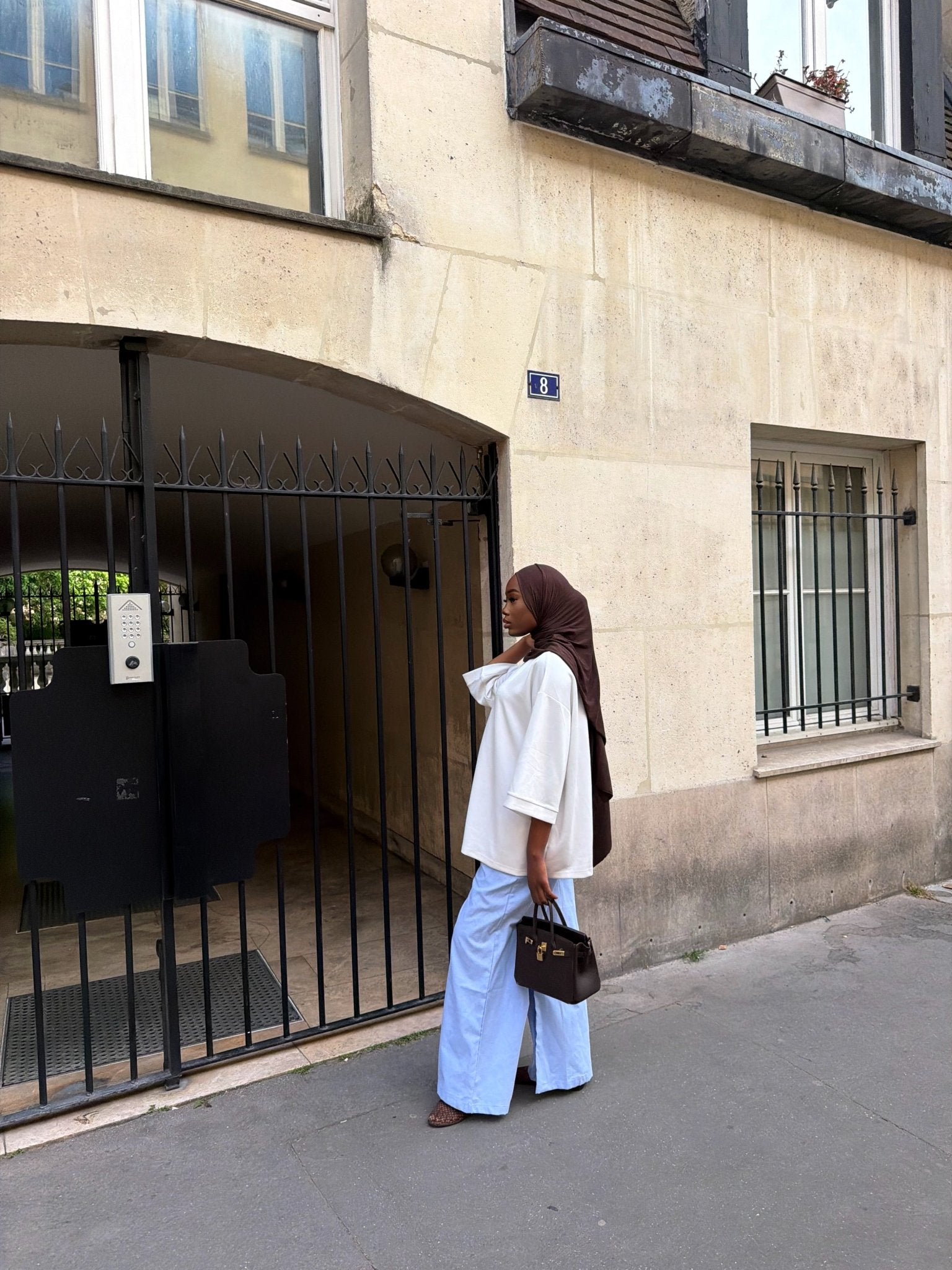 Pantalon Pastel Bleu ciel - TAHIRA