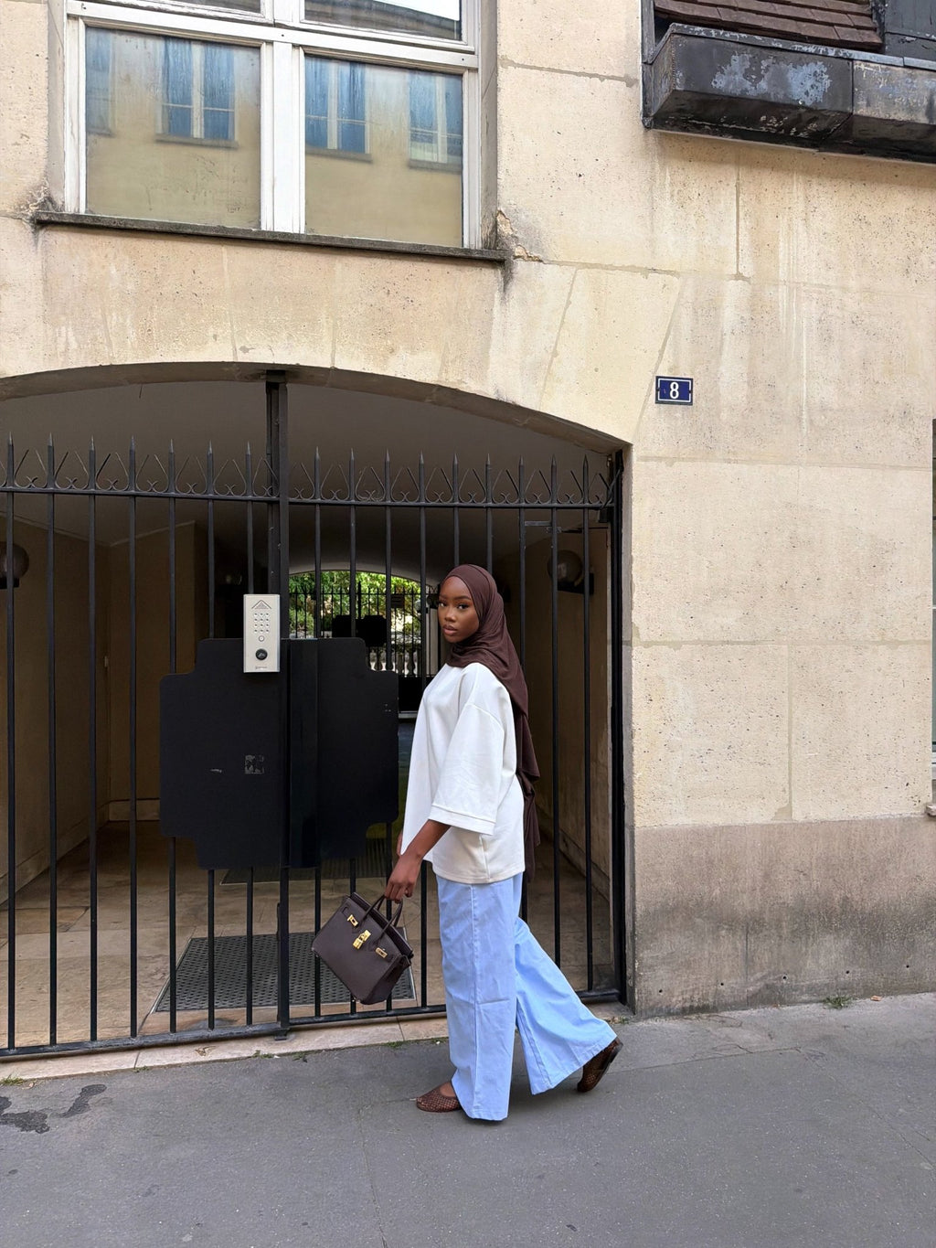 Pantalon Pastel Bleu ciel - TAHIRA