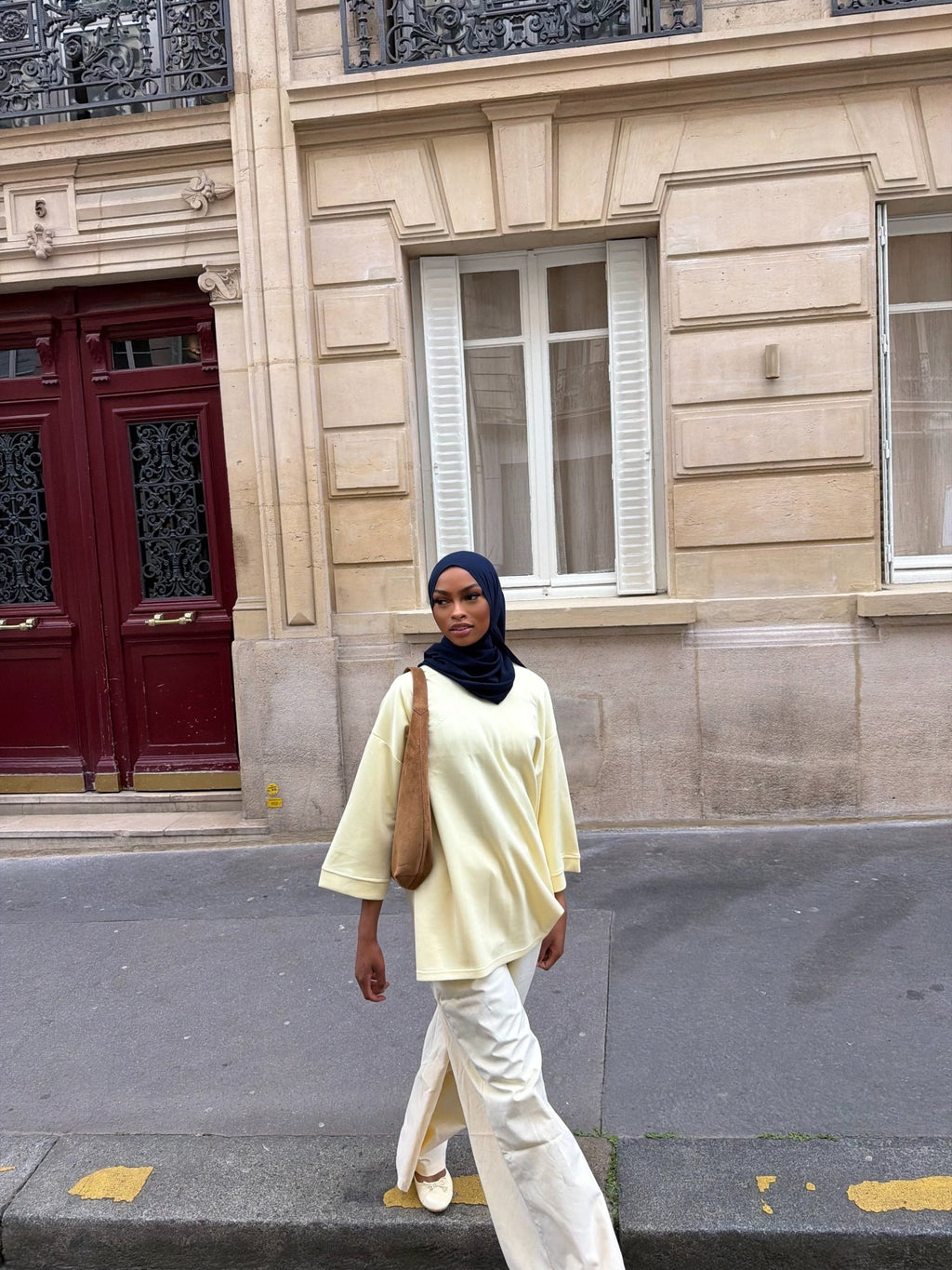 Pantalon Pastel Jaune - TAHIRA