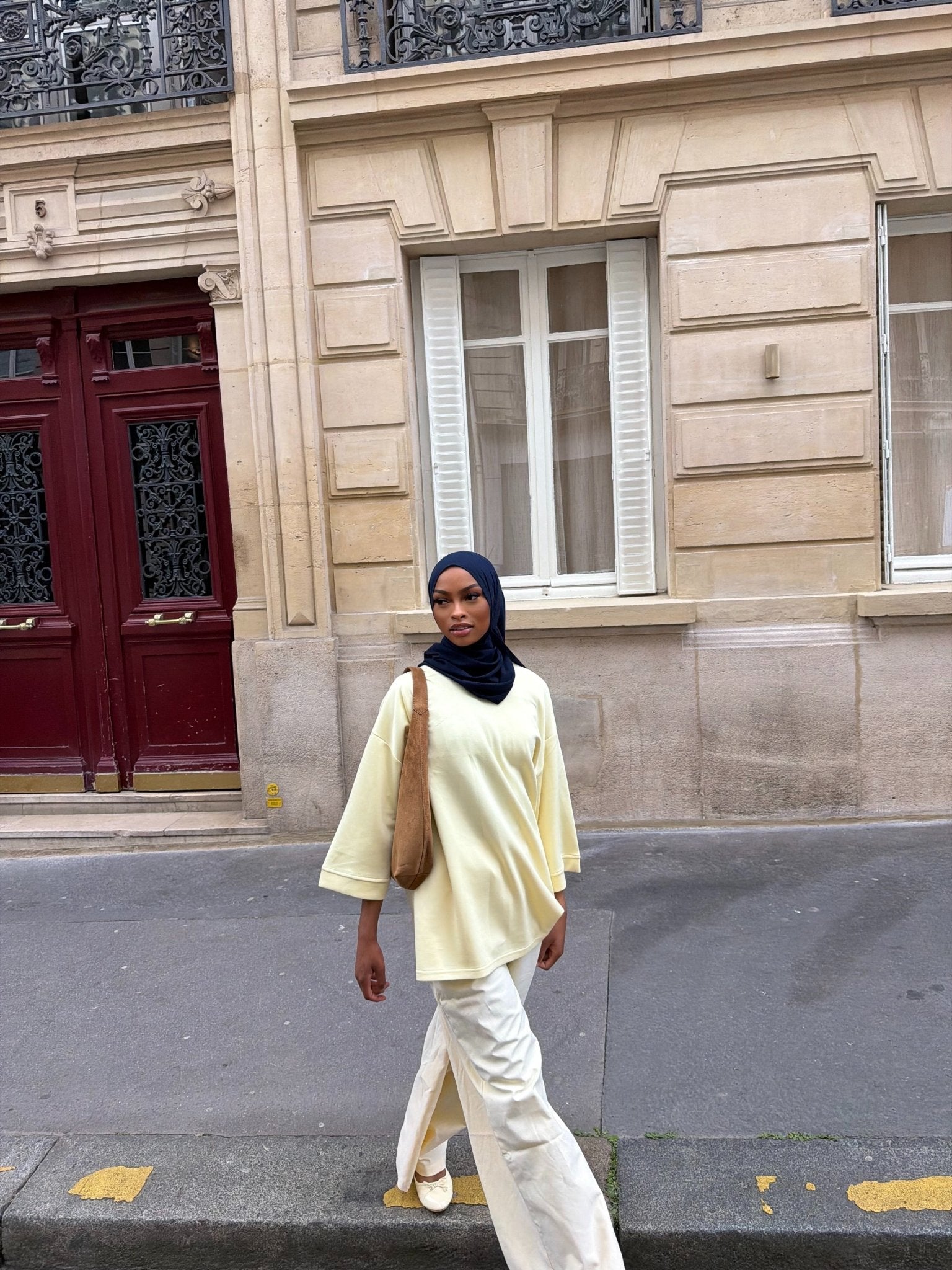 Pantalon Pastel Jaune - TAHIRA