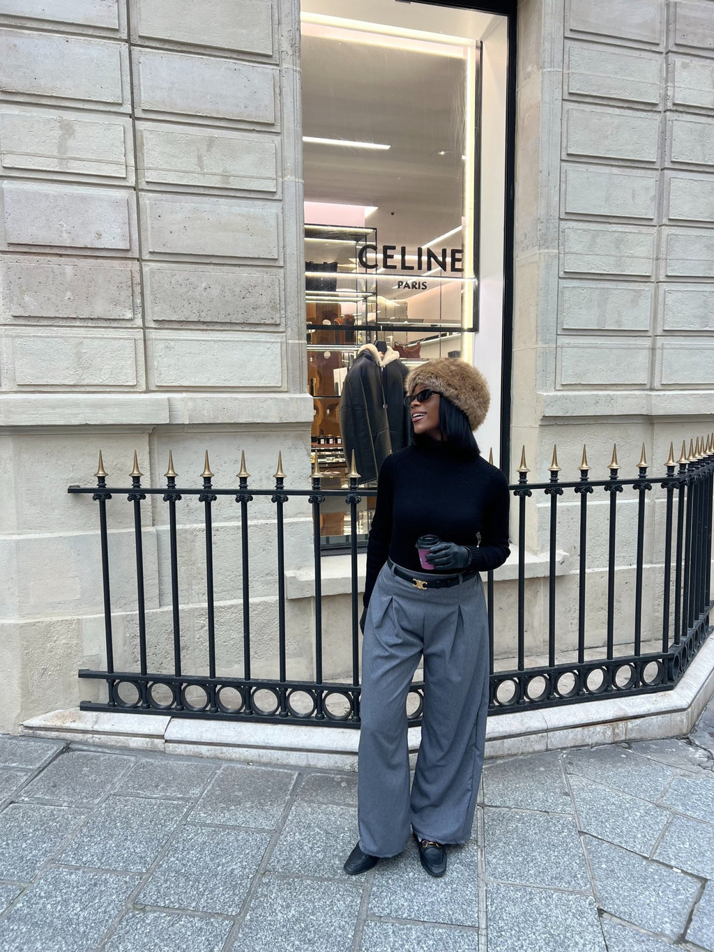 Pantalon Pince Gris - TAHIRA
