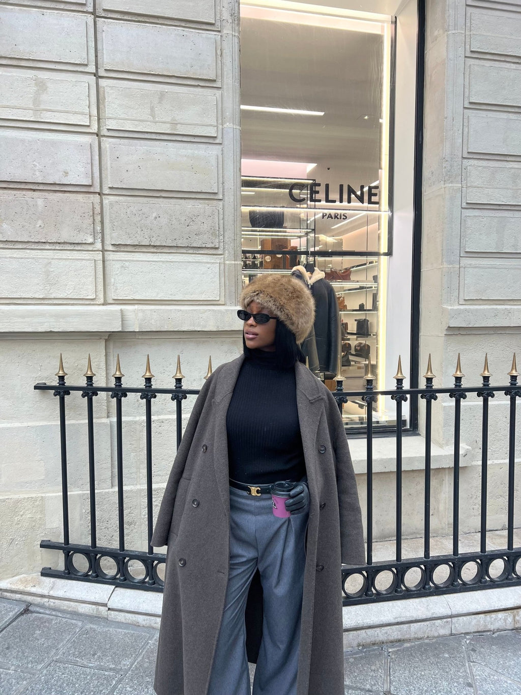 Pantalon Pince Gris - TAHIRA