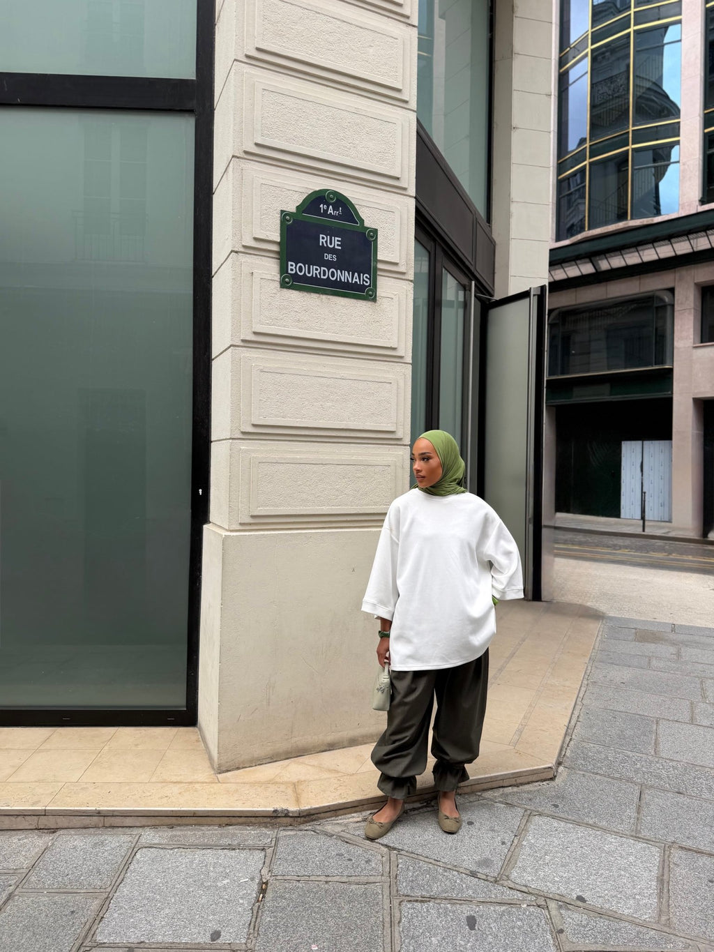 Pantalon Sana - Kaki foncé - TAHIRA