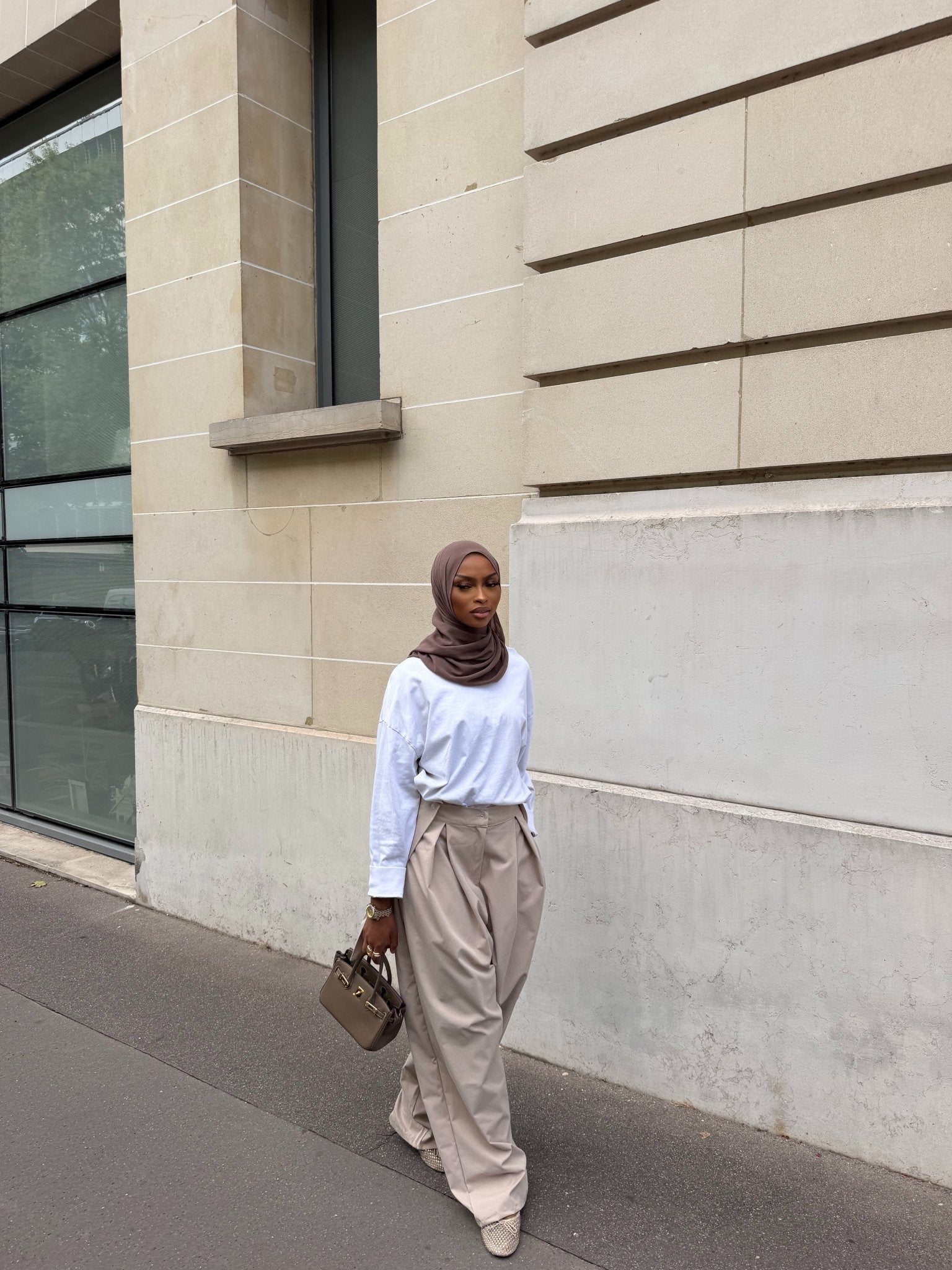 Pantalon Tanya - Beige Sable - TAHIRA