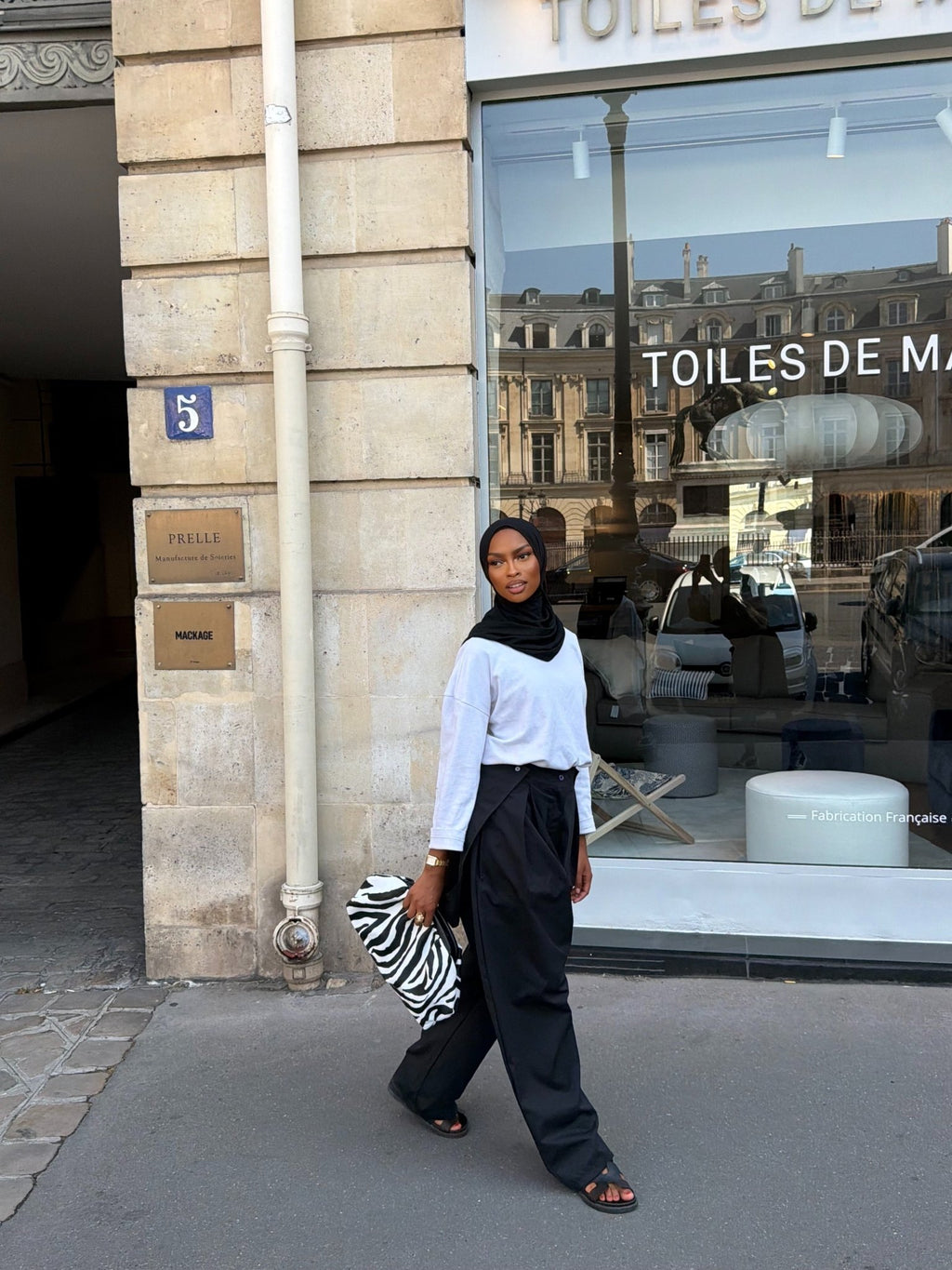 Pantalon Tanya Noir - TAHIRA