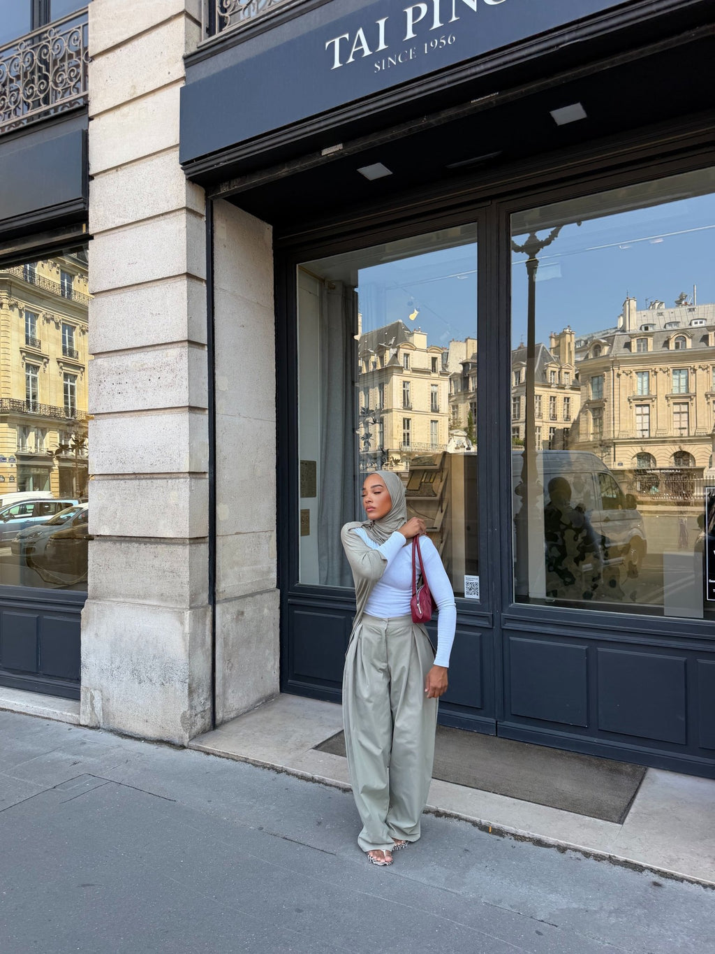 Pantalon Tanya Vert sauge - TAHIRA
