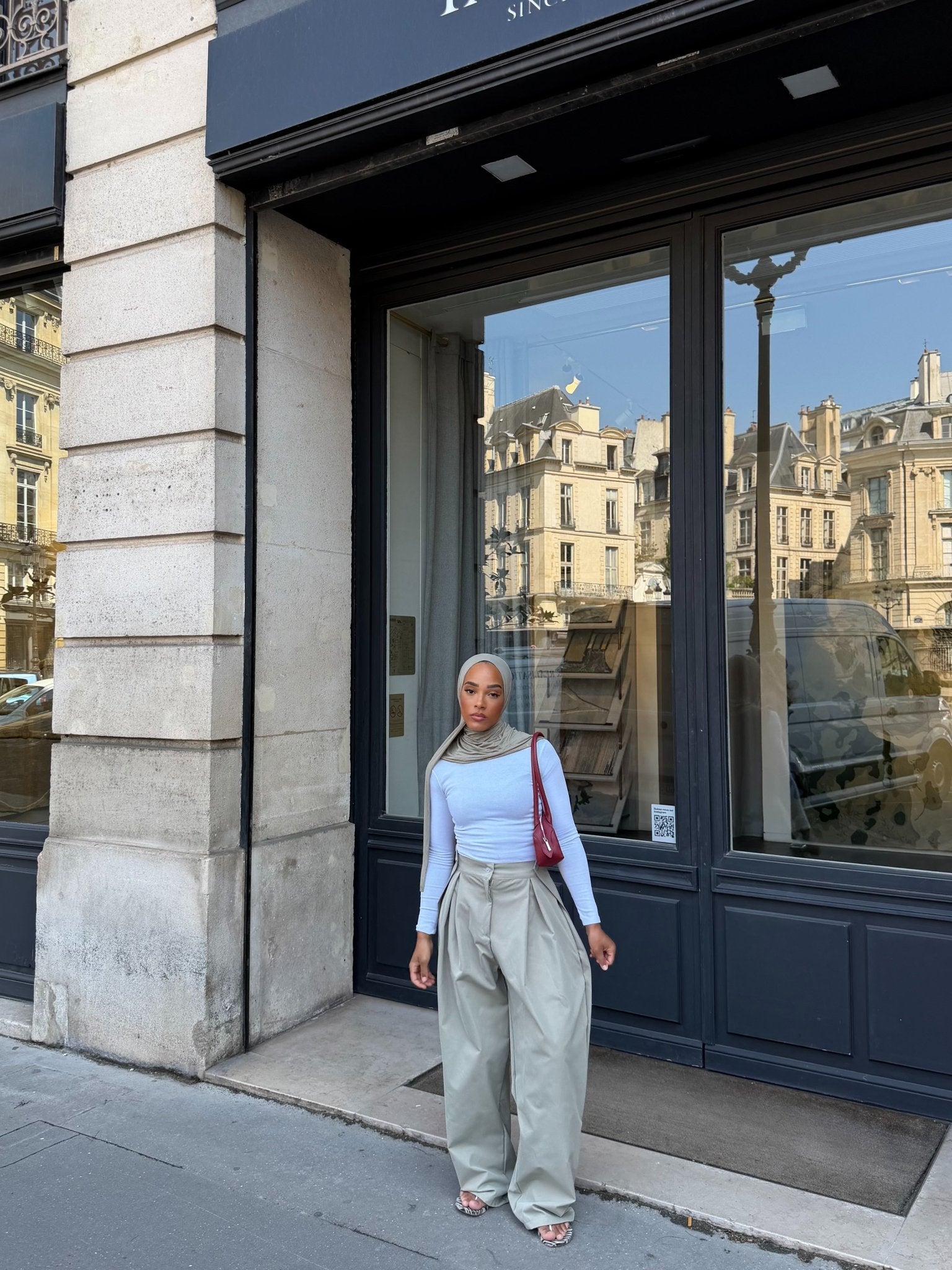 Pantalon Tanya Vert sauge - TAHIRA