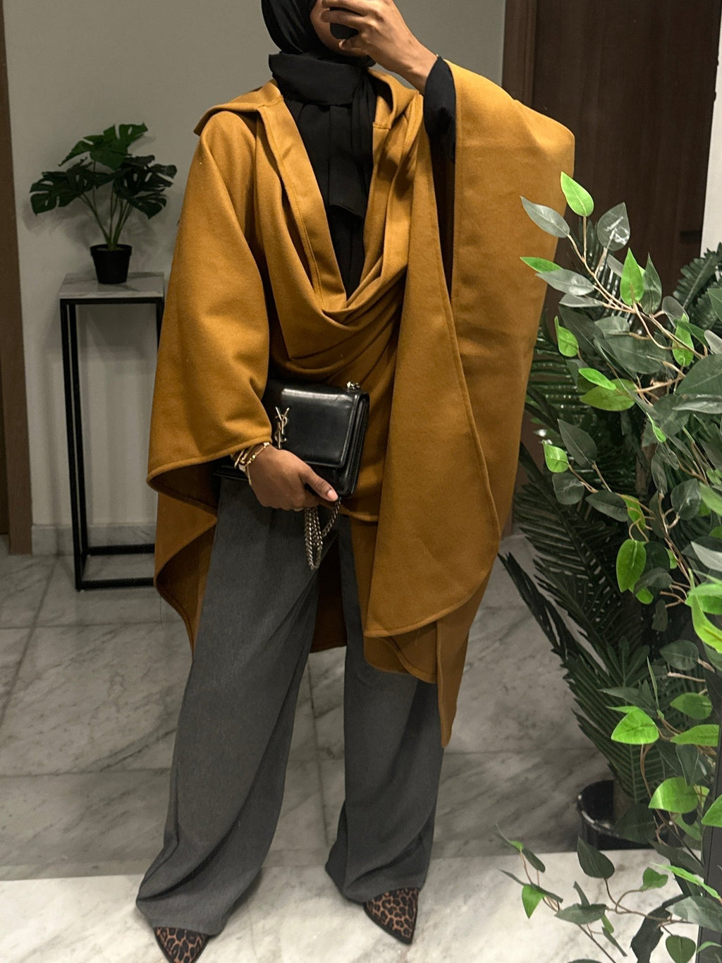 Poncho Nayra Camel - TAHIRA