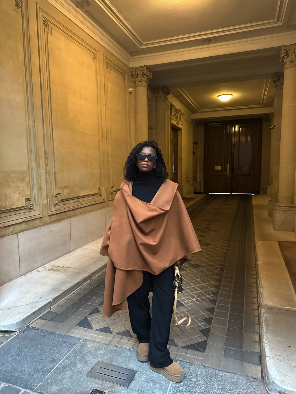 Poncho Nayra Camel - TAHIRA