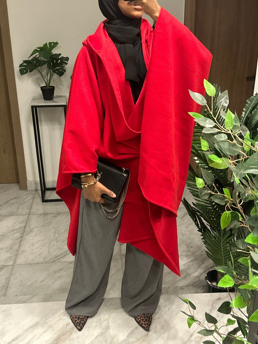 Poncho Nayra Rouge - TAHIRA