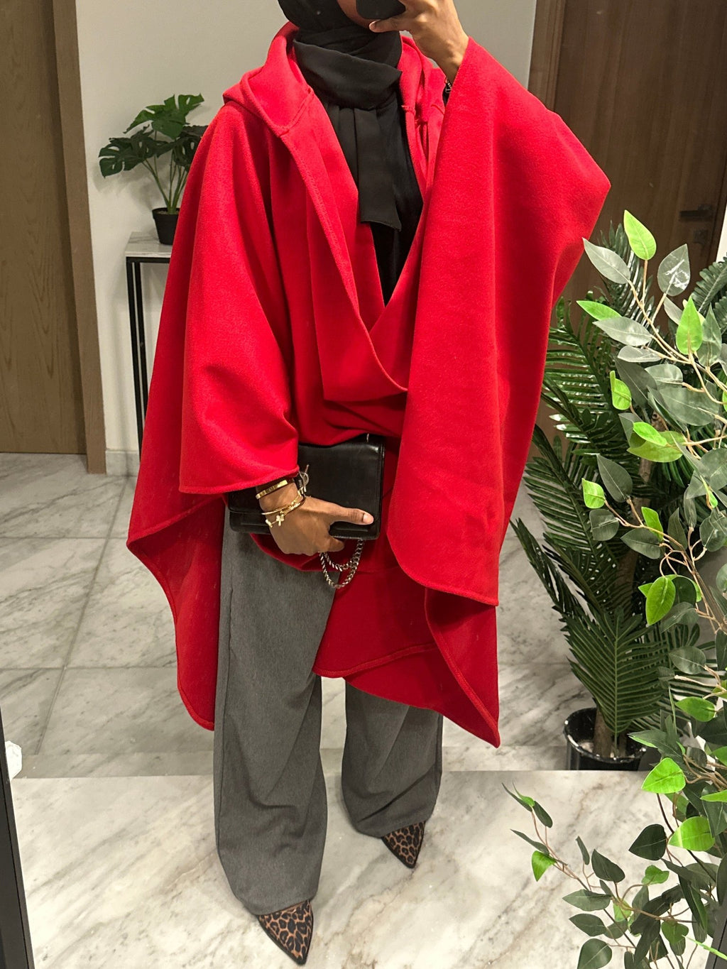 Poncho Nayra Rouge - TAHIRA