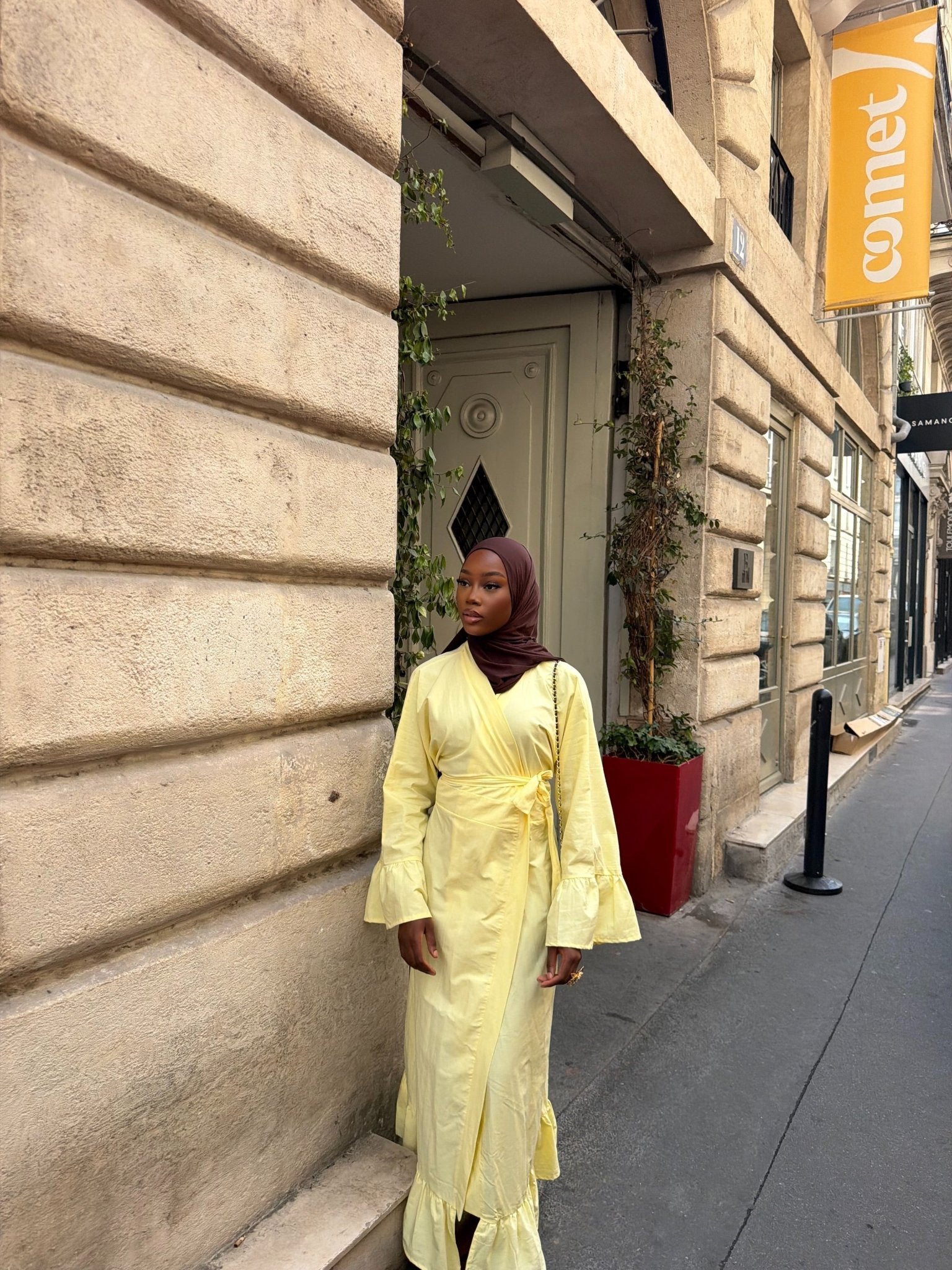 Robe Alya - Jaune - TAHIRA