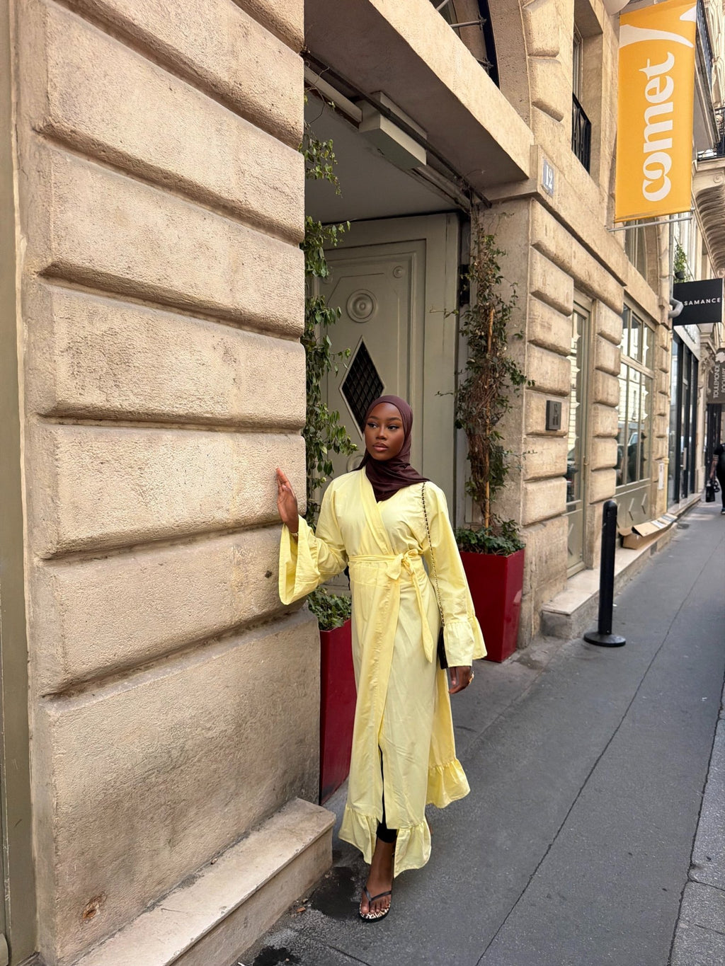 Robe Alya - Jaune - TAHIRA