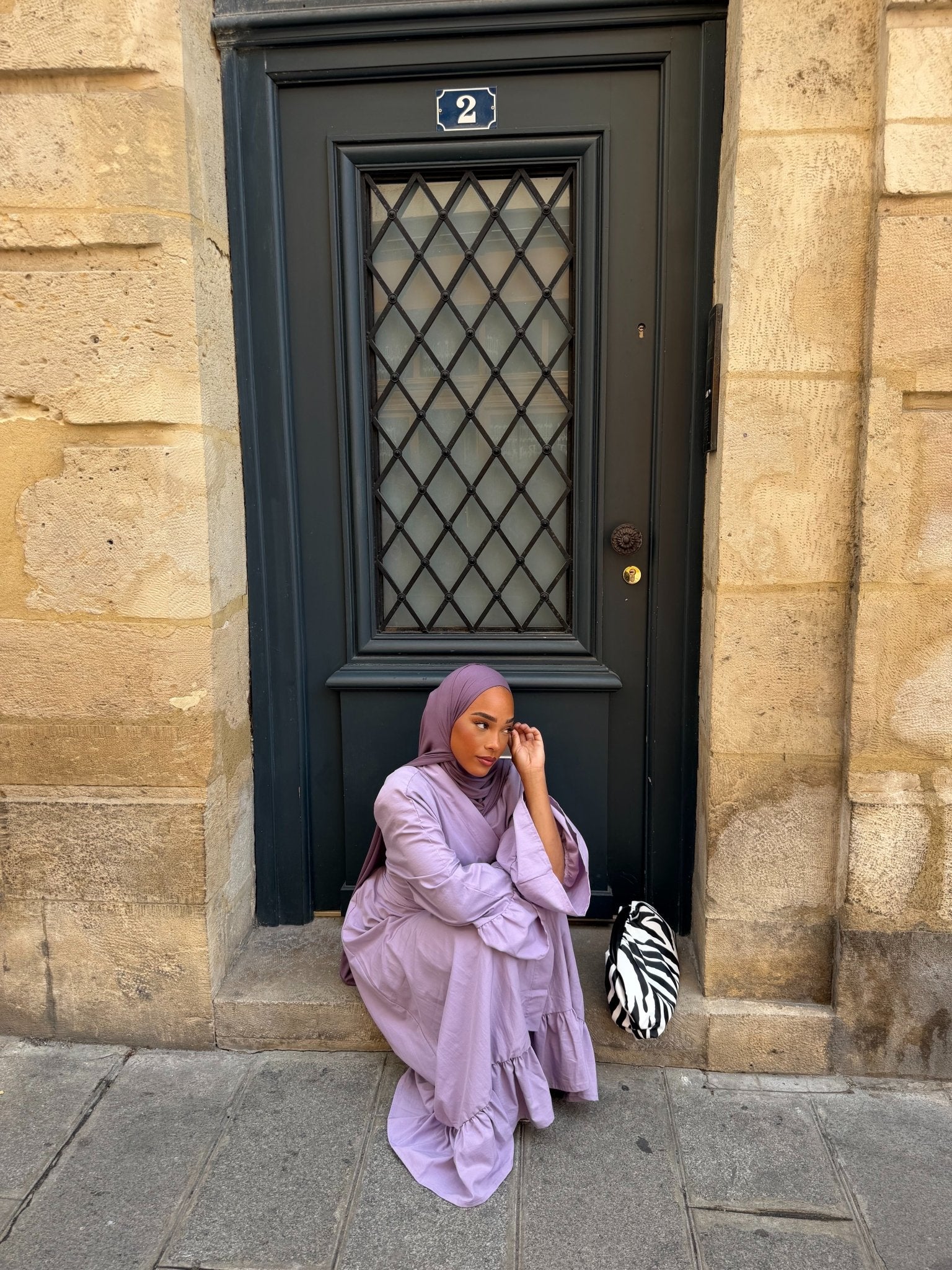 Robe Alya - Violet lilas - TAHIRA