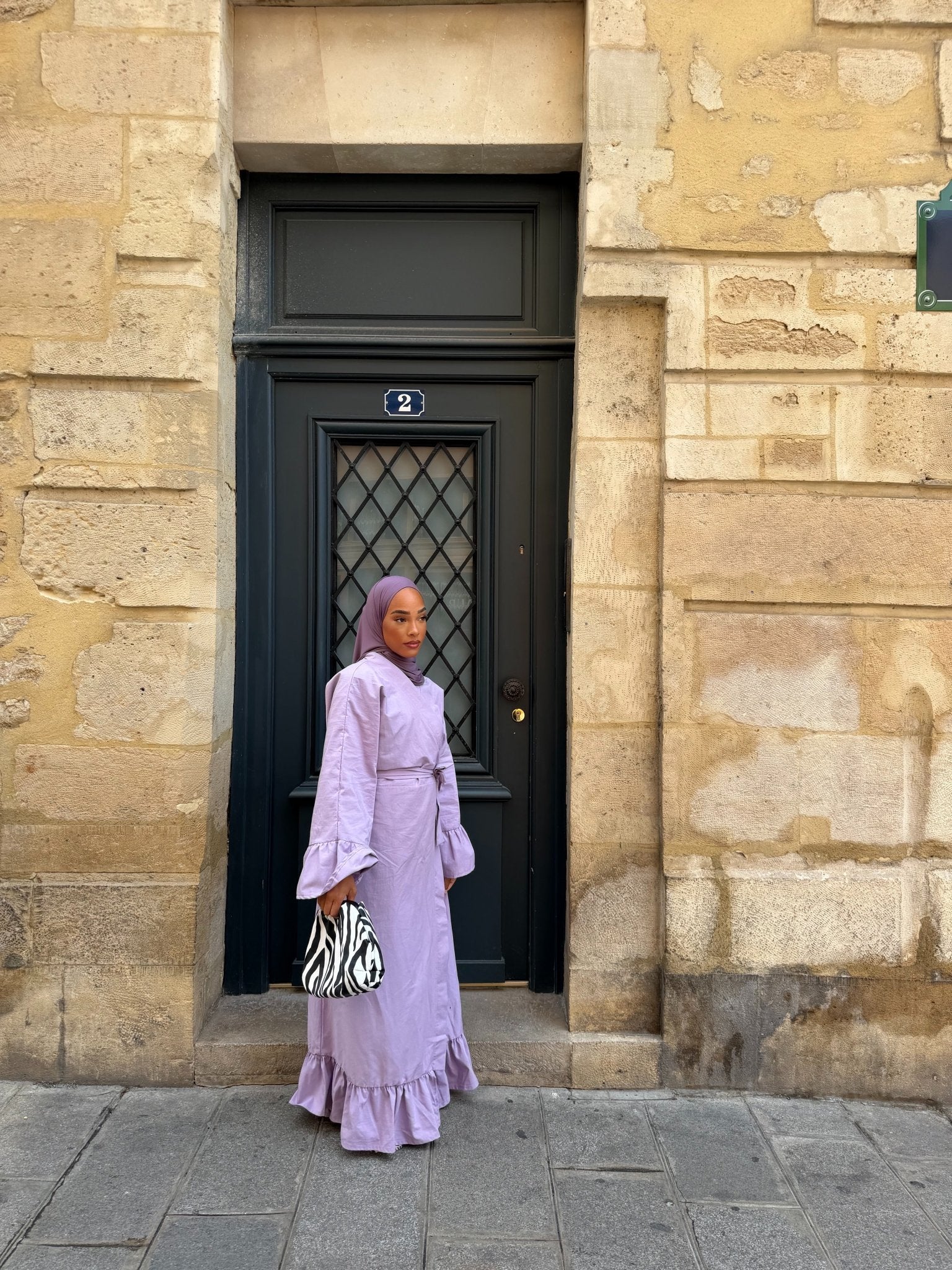 Robe Alya - Violet lilas - TAHIRA
