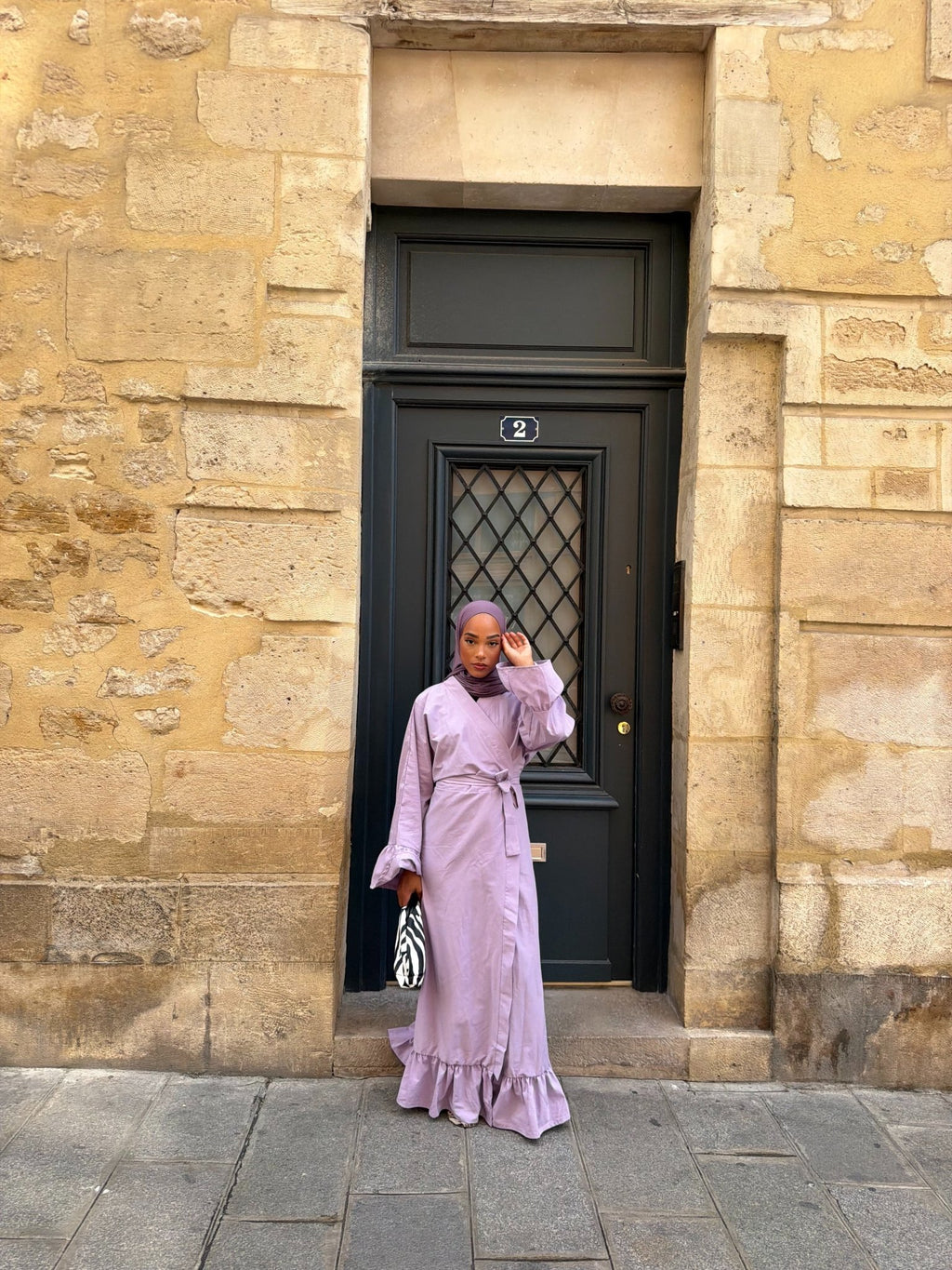 Robe Alya - Violet lilas - TAHIRA