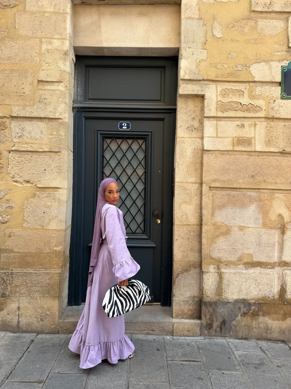 Robe Alya - Violet lilas - TAHIRA