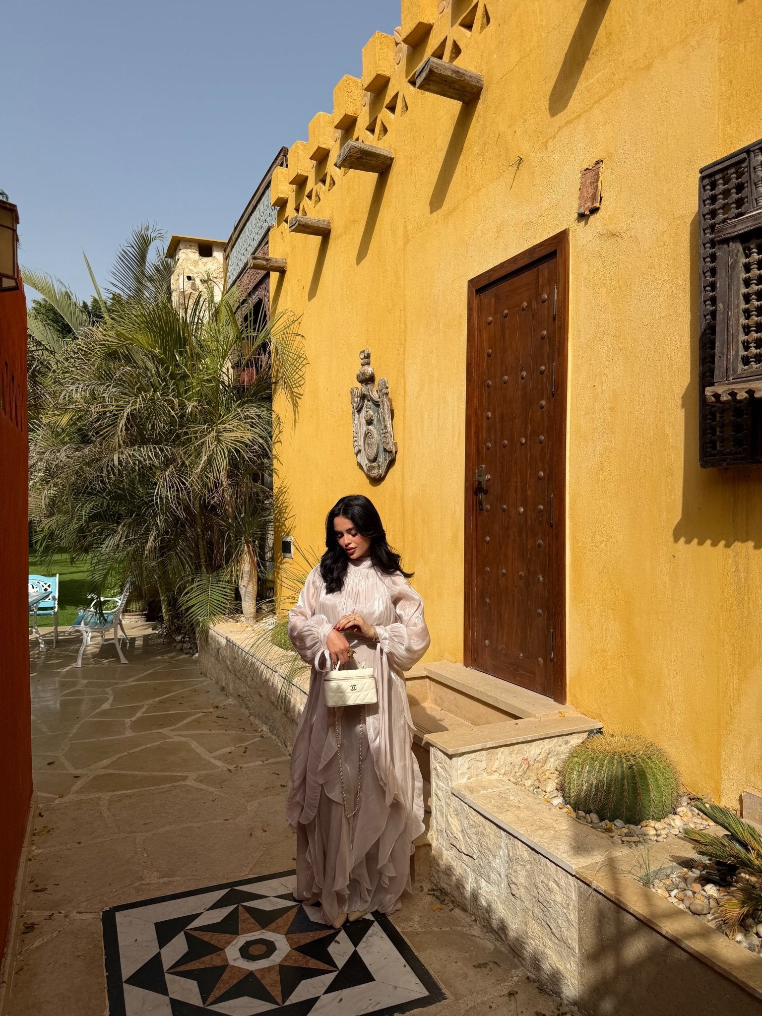 Robe Arabella Beige - TAHIRA