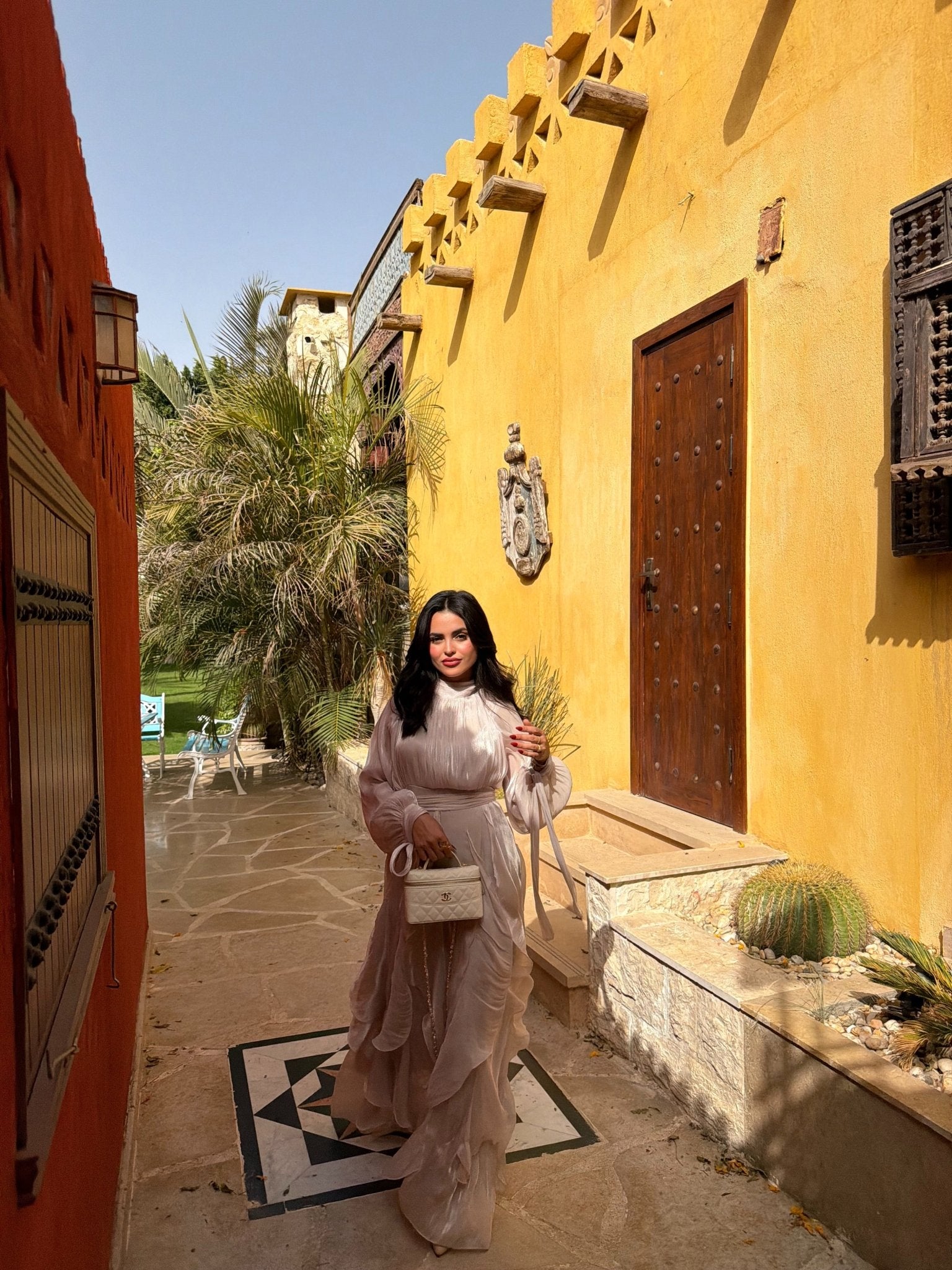 Robe Arabella Beige - TAHIRA